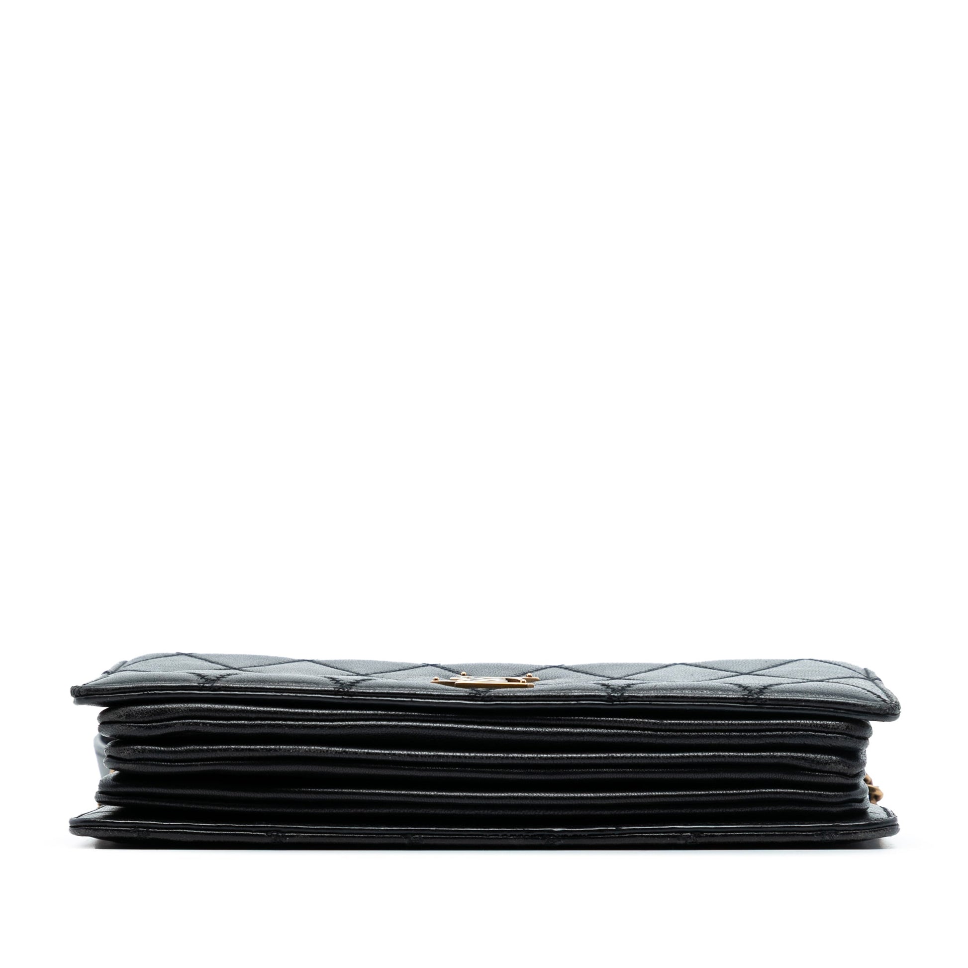 Saint Laurent Diamond Quilted Lambskin Angie Chain Bag