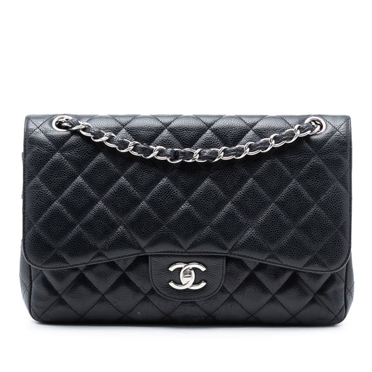Chanel Jumbo Classic Caviar Double Flap