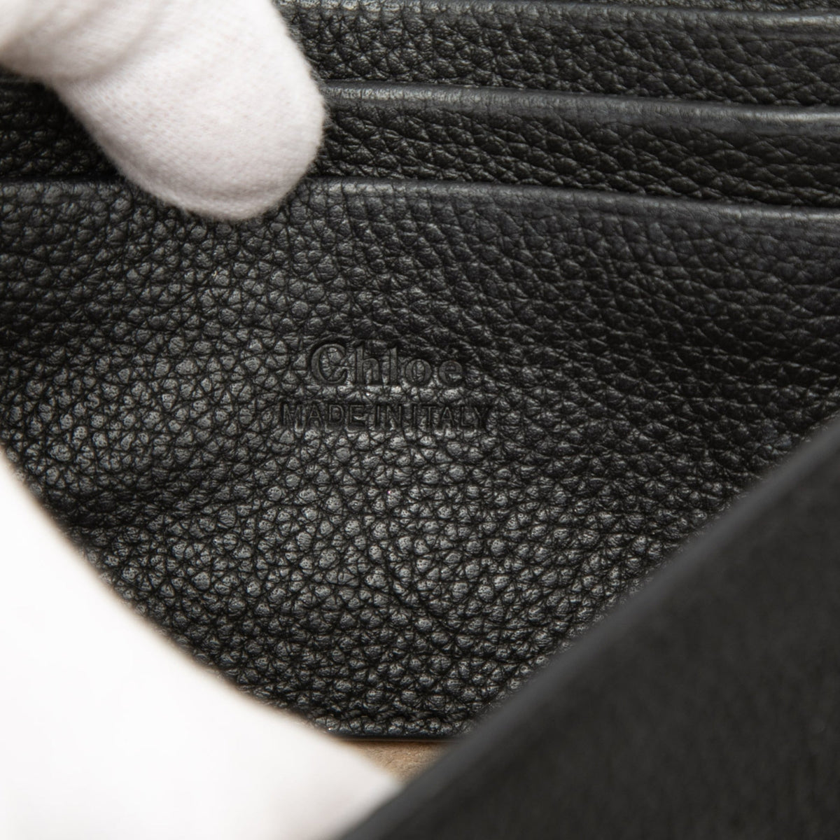 Chloé Mini Smooth and Grained Calfskin Faye Chain Crossbody