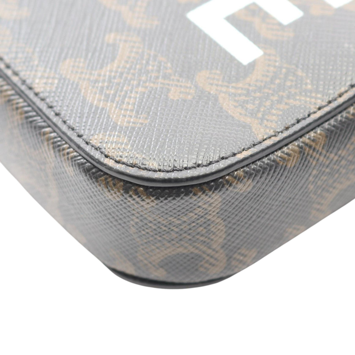 Celine Triomphe Coated Canvas Logo Horizontal Pouch