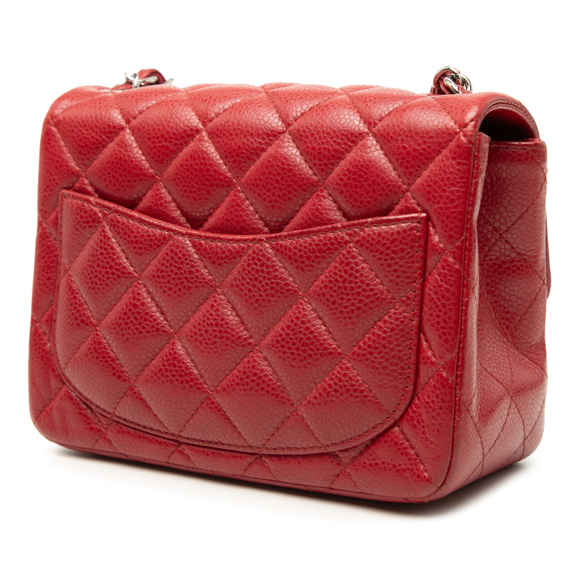 Chanel Mini Square Classic Caviar Single Flap