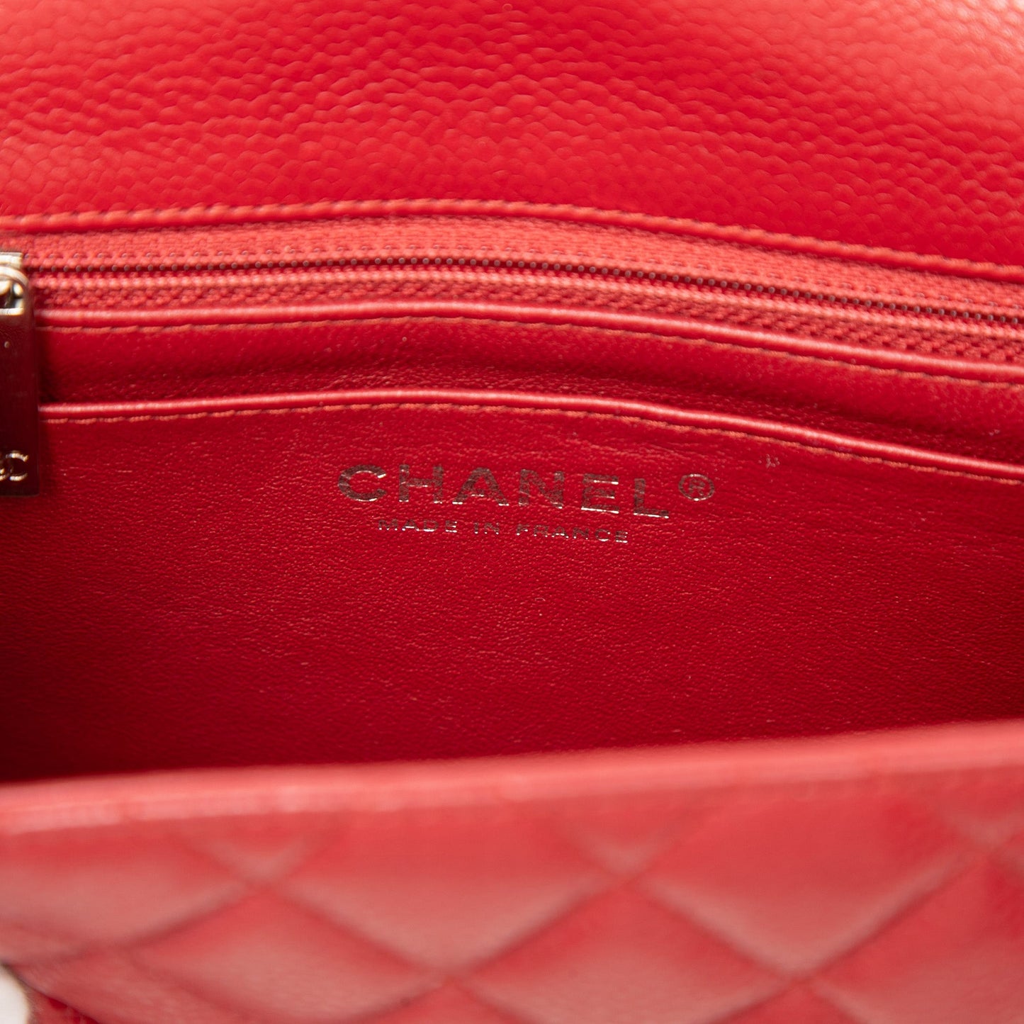 Chanel Mini Square Classic Caviar Single Flap