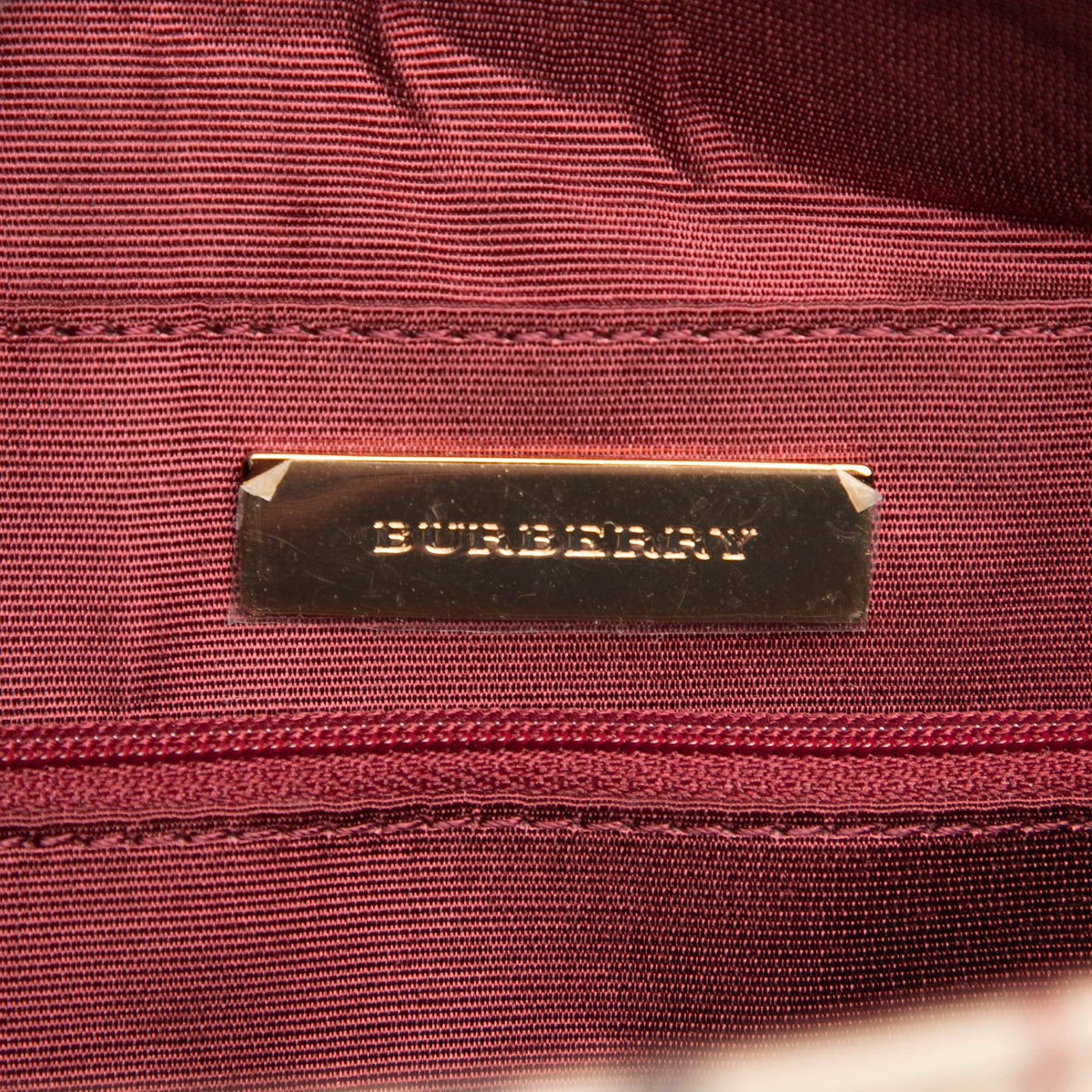 Burberry House Check Canvas Tote — Beige