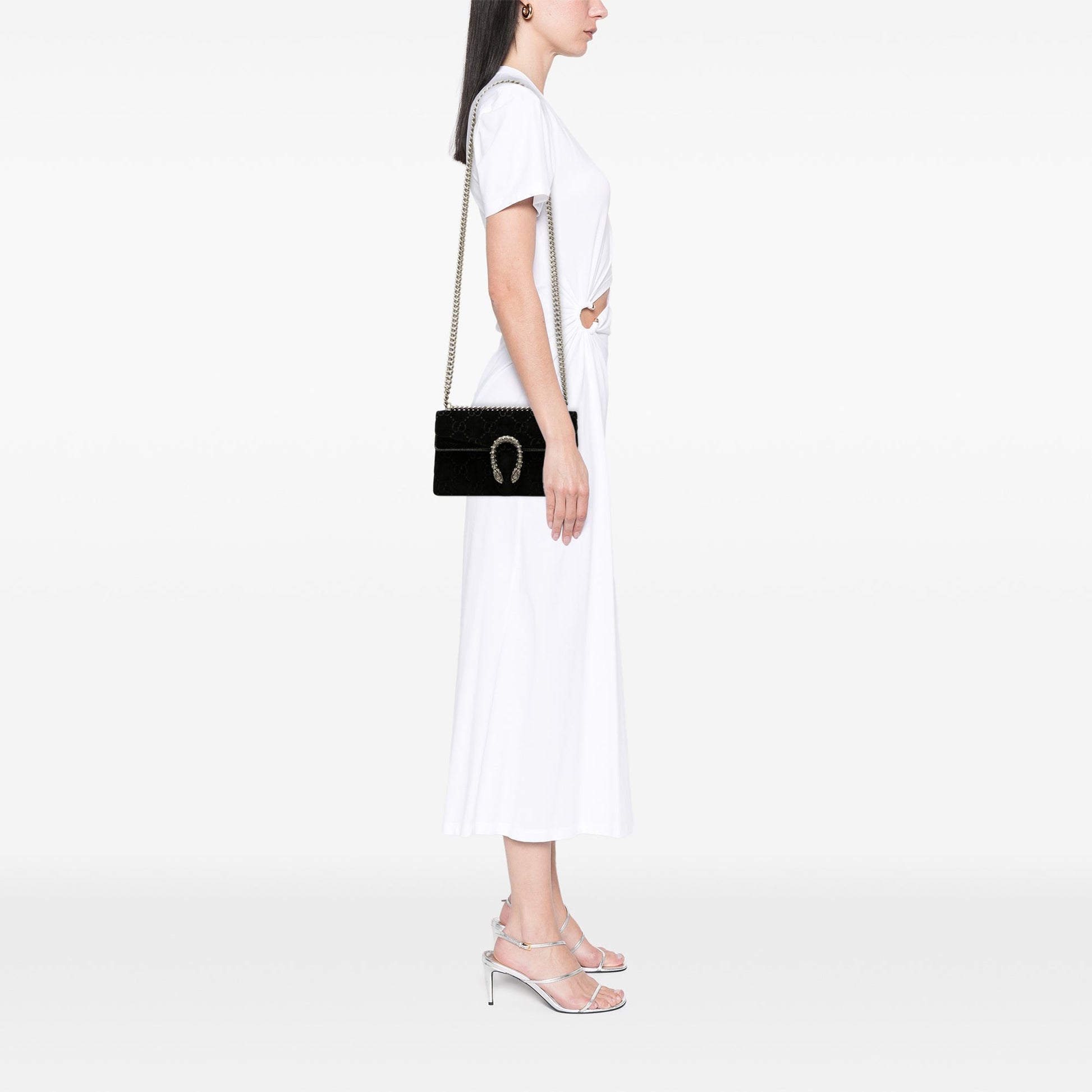 Gucci Medium GG Velvet Dionysus Crossbody