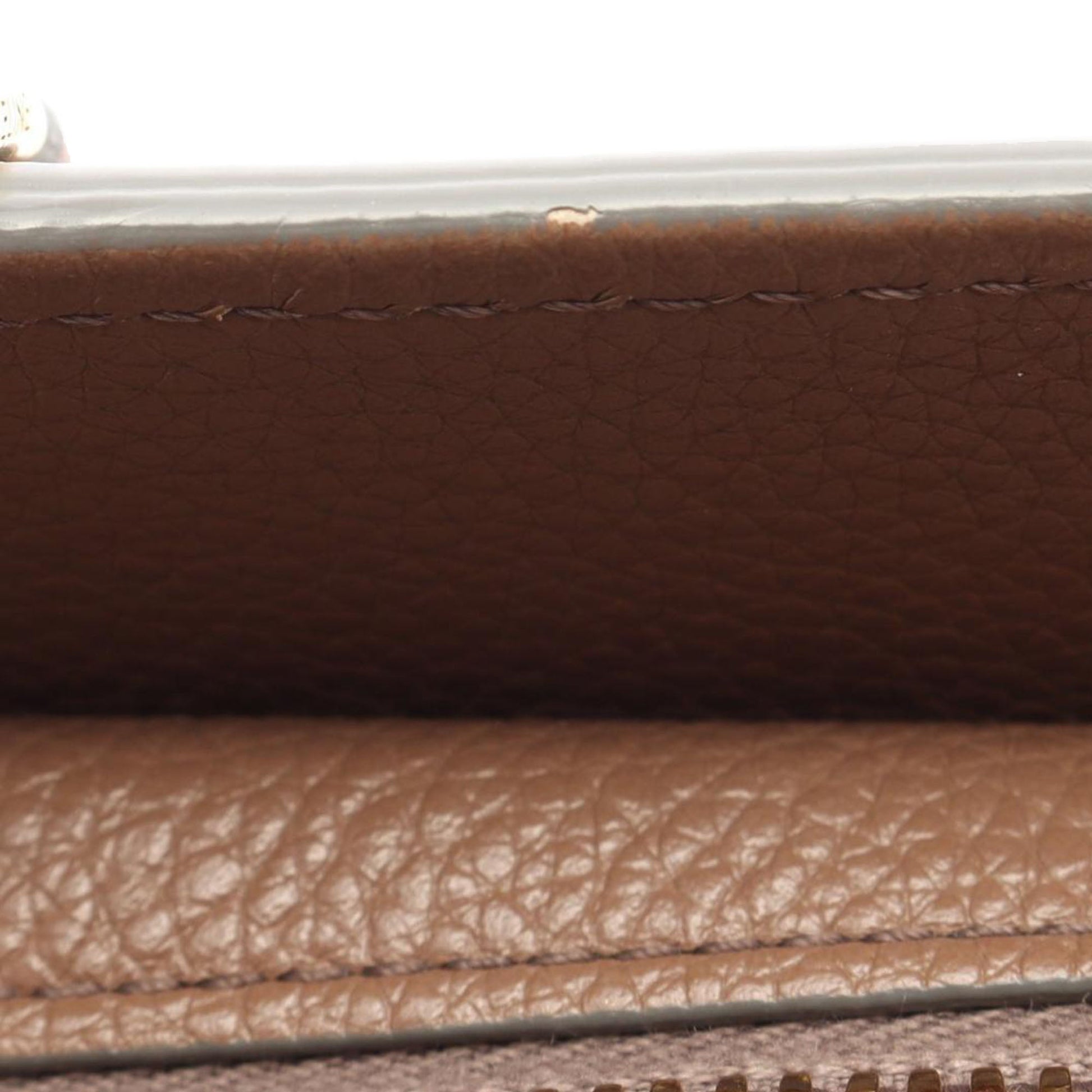 Celine Small Cabas de France Leather Satchel