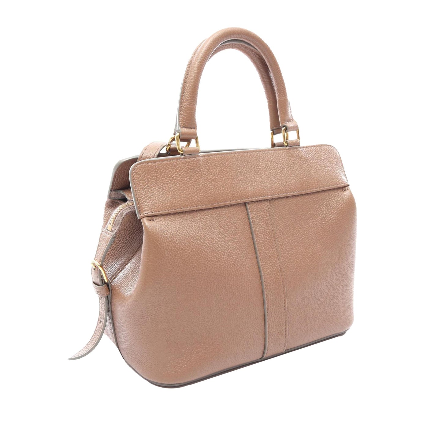 Celine Small Cabas de France Leather Satchel