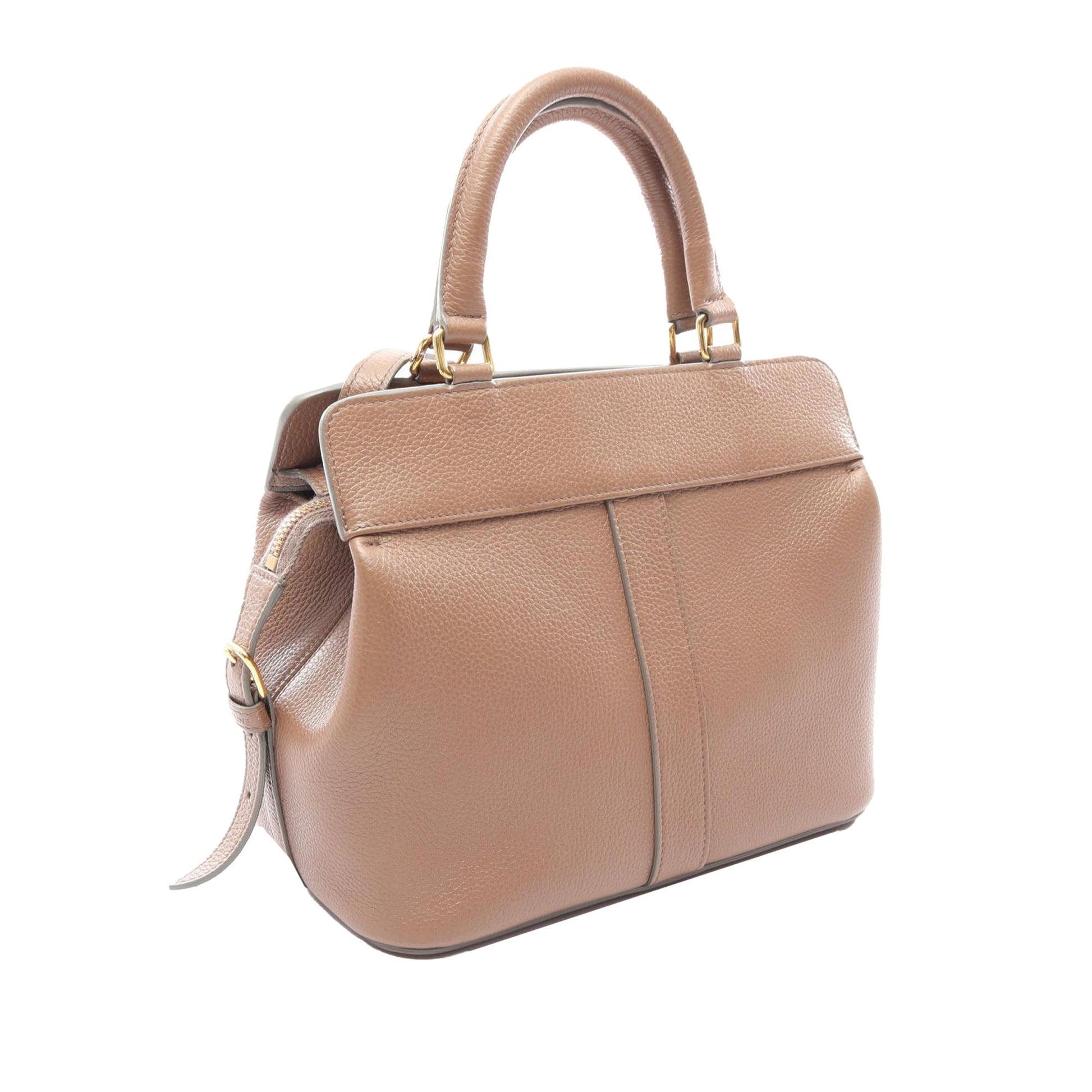 Celine Small Cabas de France Leather Satchel