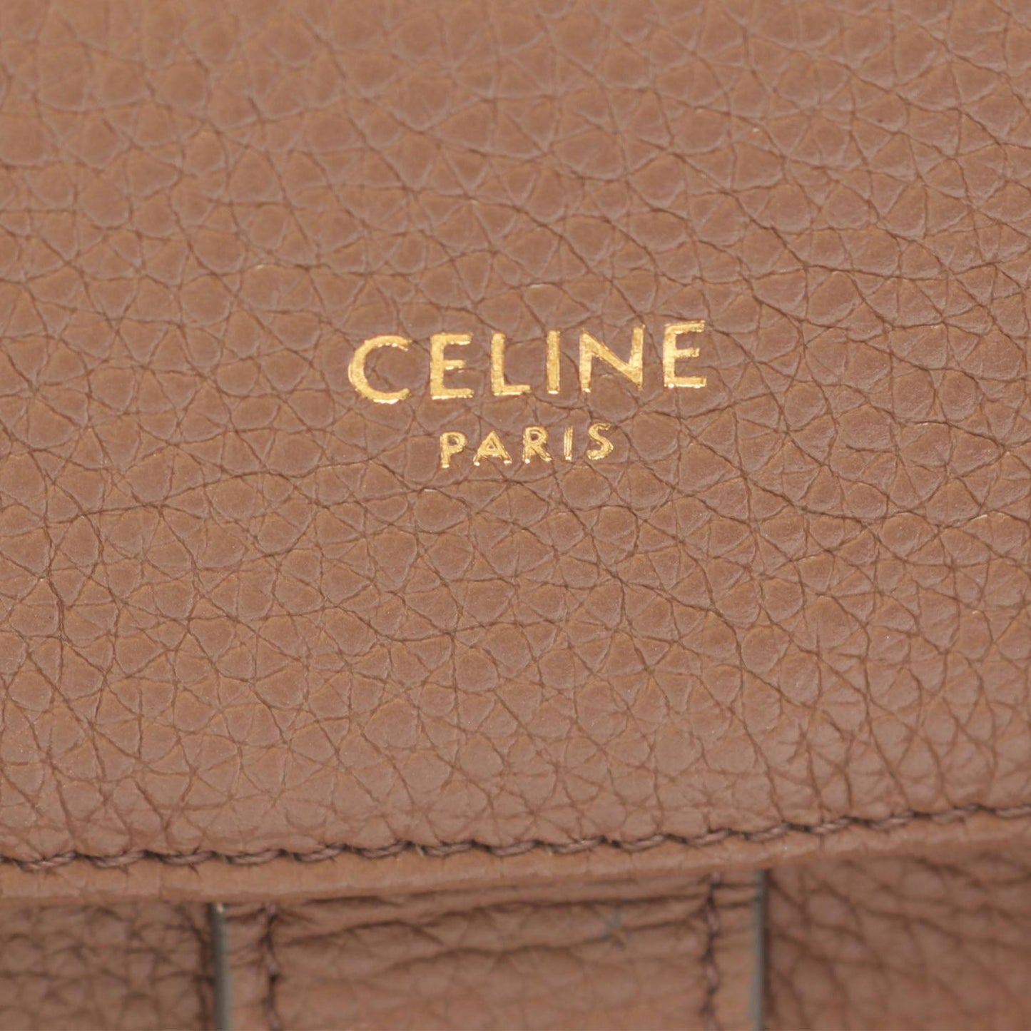 Celine Small Cabas de France Leather Satchel