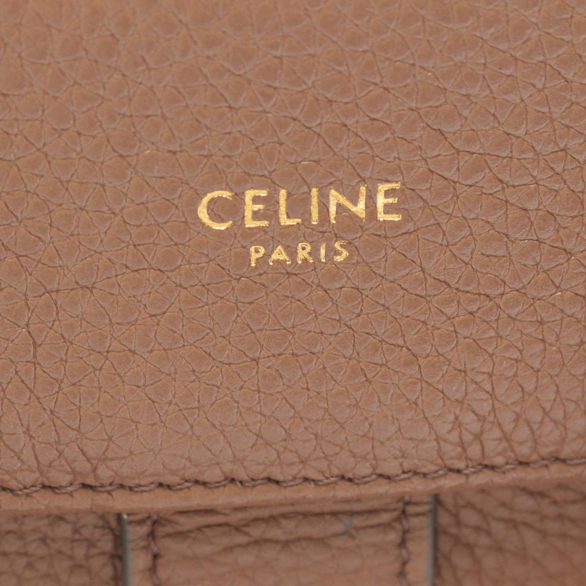 Celine Small Cabas de France Leather Satchel