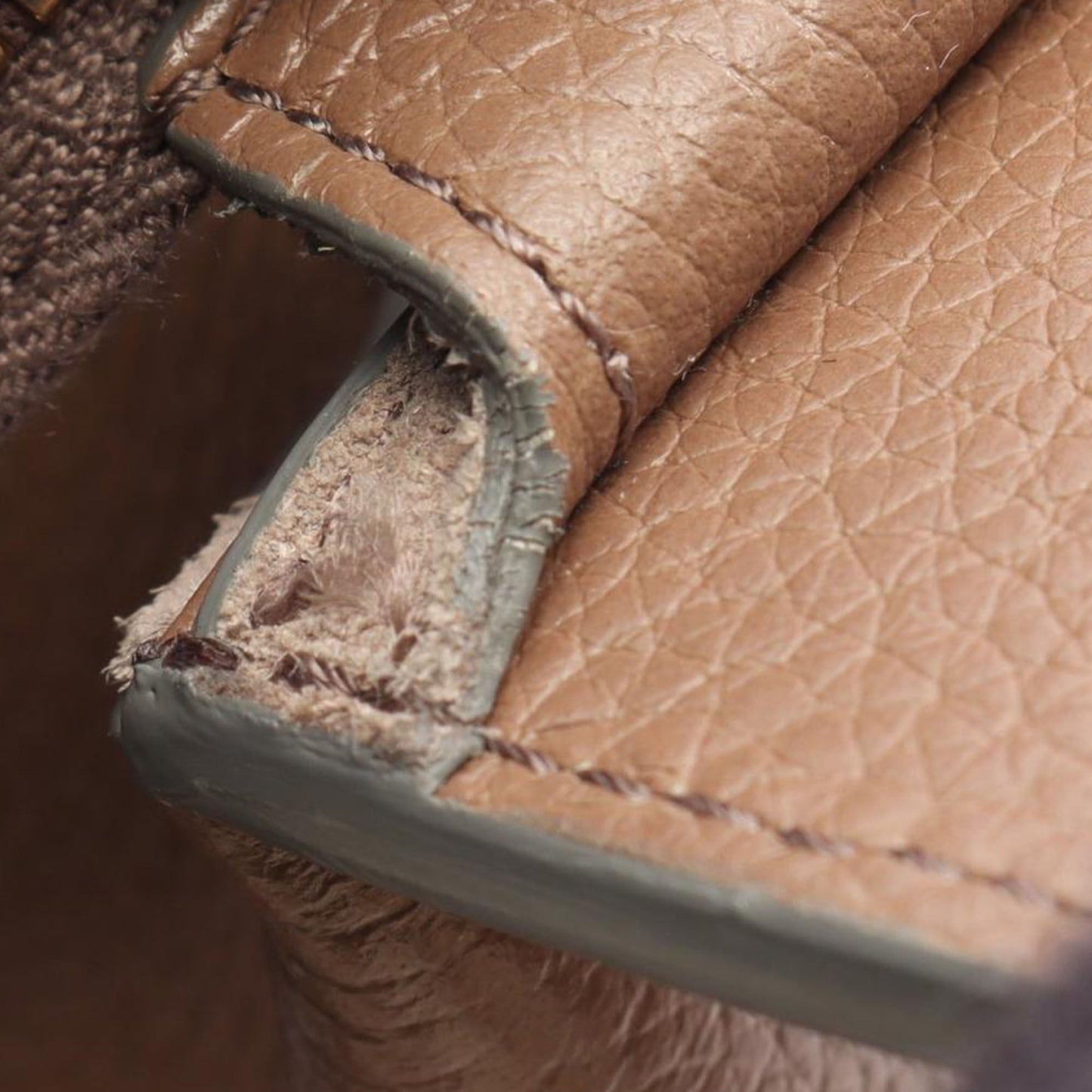 Celine Small Cabas de France Leather Satchel