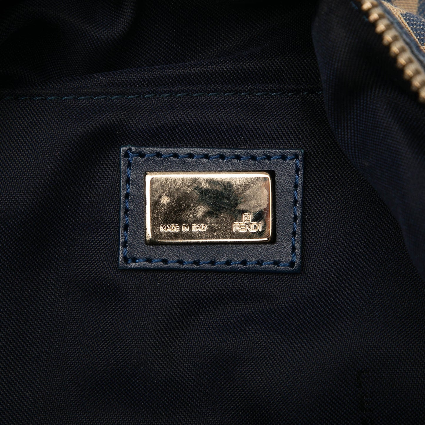 Fendi Zucchino Canvas Chef Pocket Hobo
