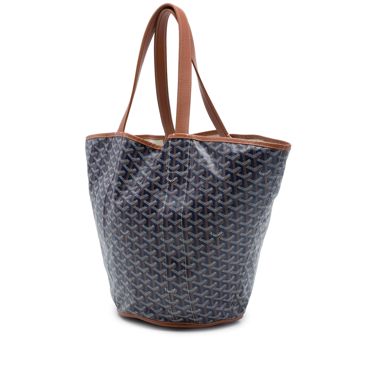Goyard Goyardine Reversible Belharra Tote — Blue
