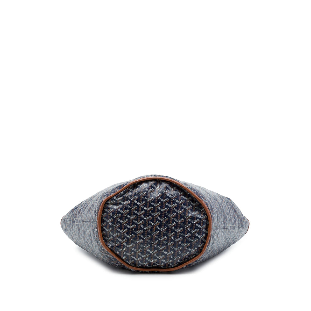 Goyard Goyardine Reversible Belharra Tote — Blue