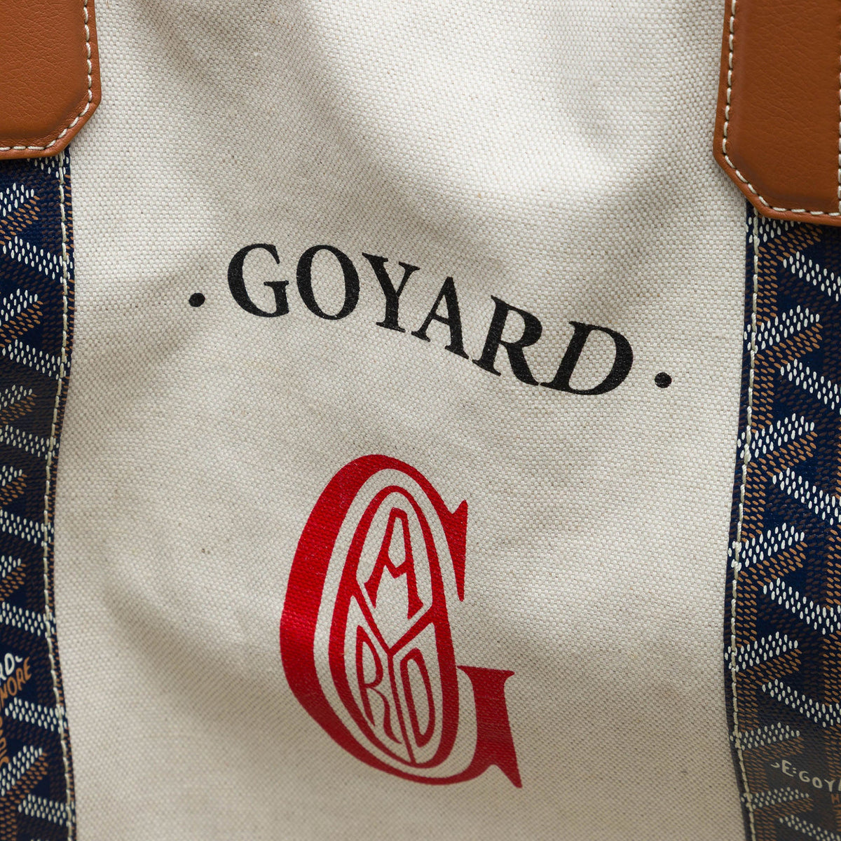 Goyard Goyardine Reversible Belharra Tote — Blue