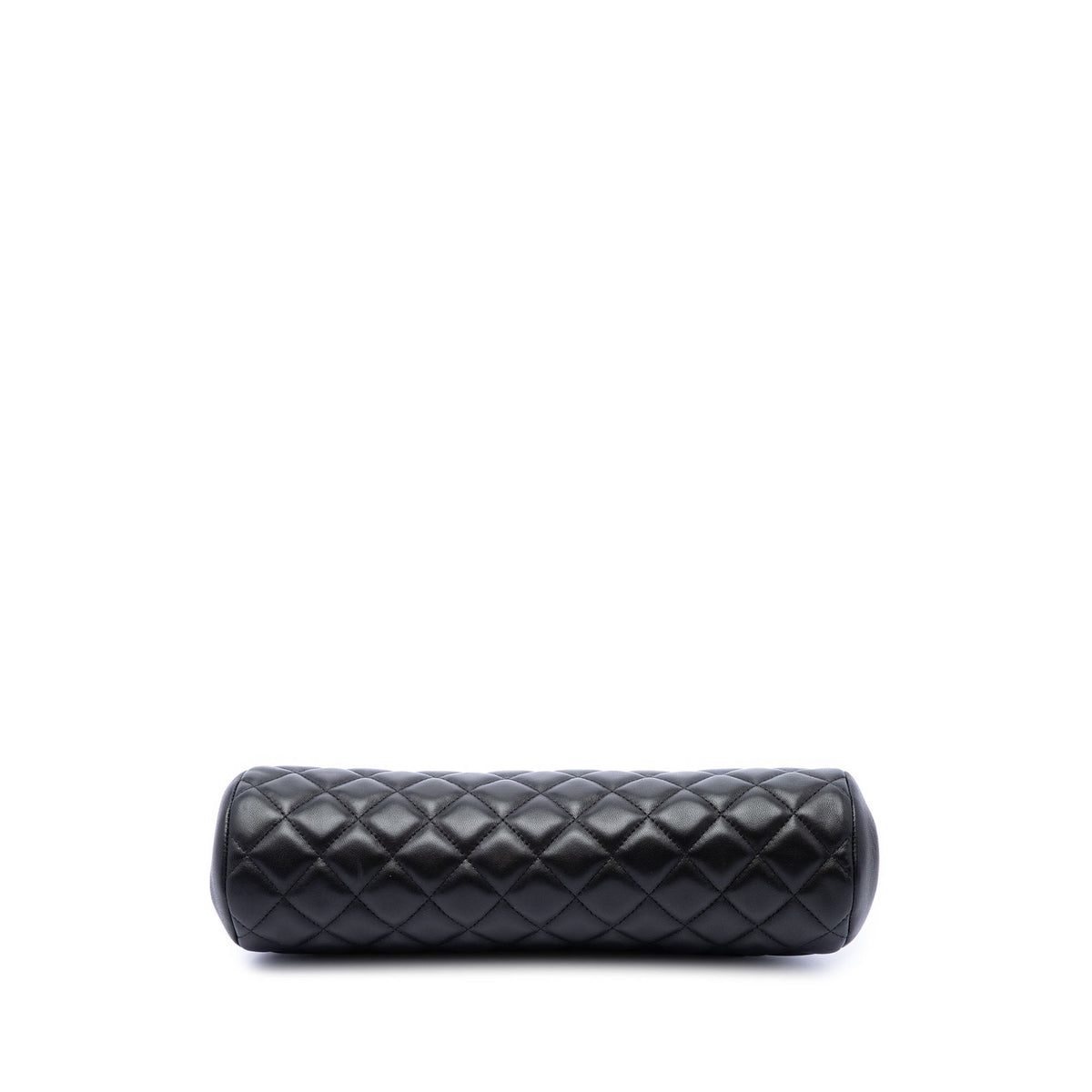 Chanel Quilted Lambskin Frame Clutch — Black