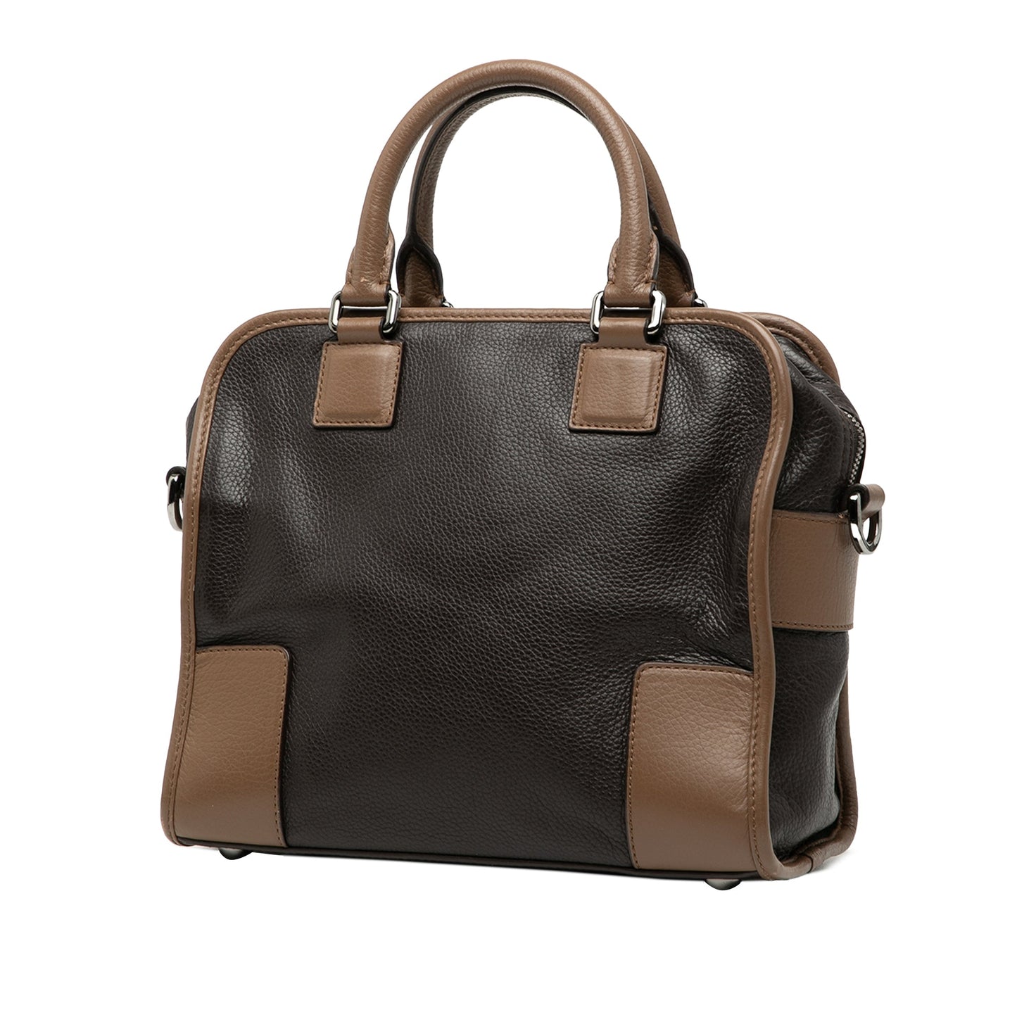 LOEWE Bicolor Grained Calfskin Cruz Satchel