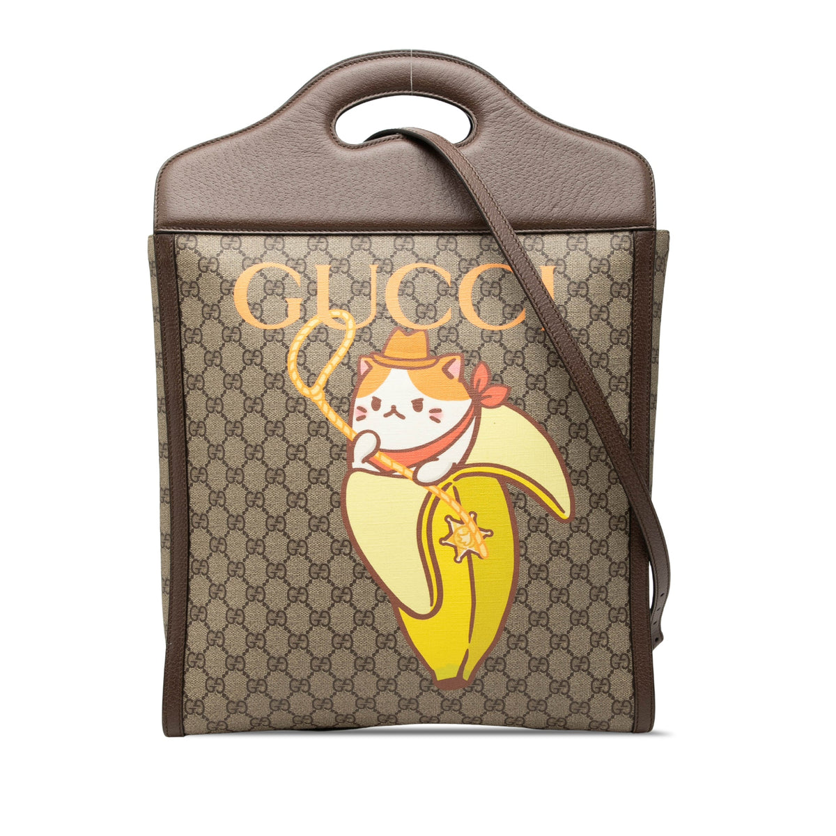 Gucci Crunchyroll Bananya GG Supreme Satchel
