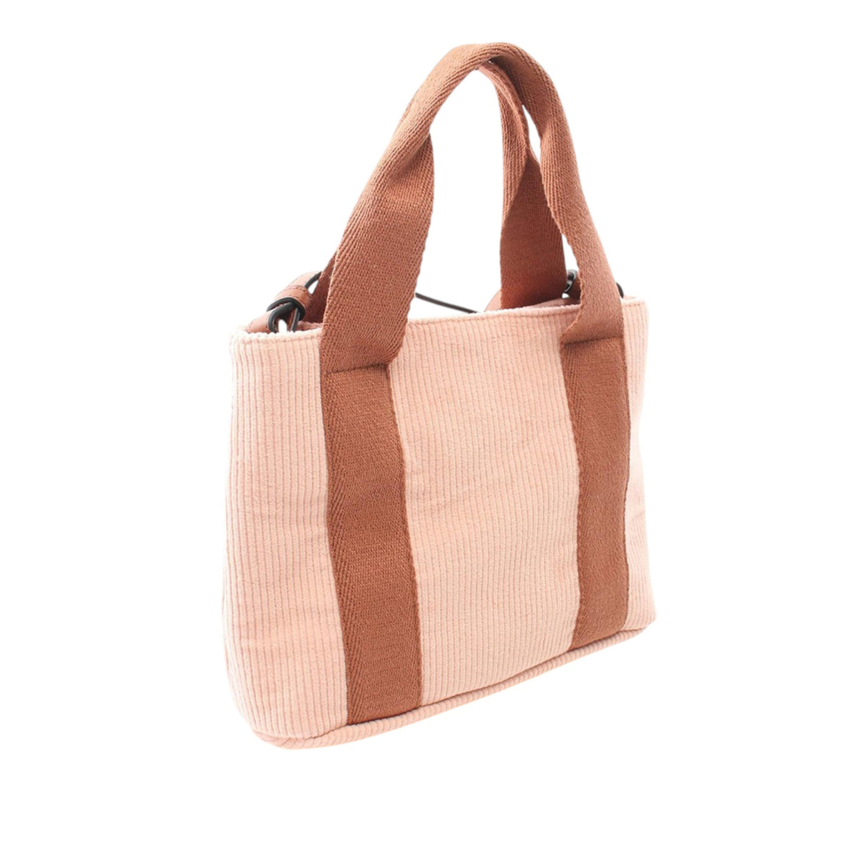 Chloé Corduroy Logo Satchel