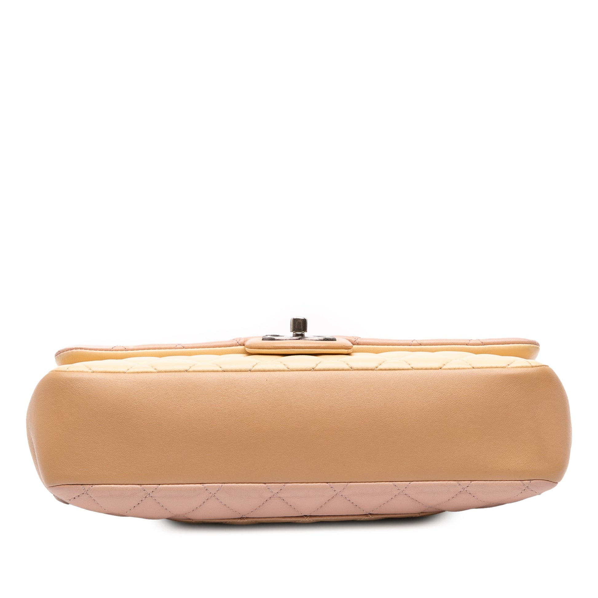 Chanel Medium Classic Tricolor Lambskin Single Flap