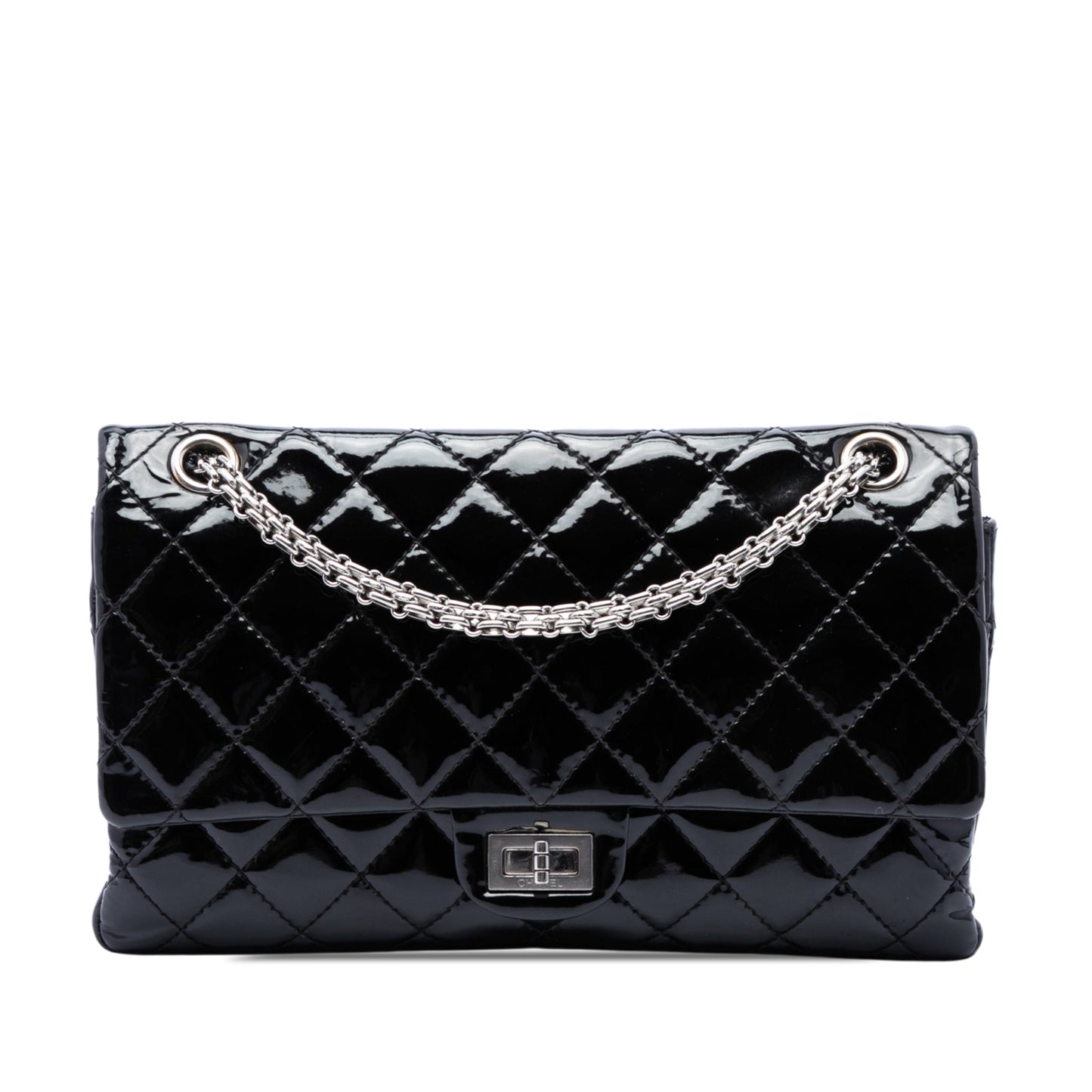 Chanel Quilted Patent Reissue 2.55 Double Flap 226