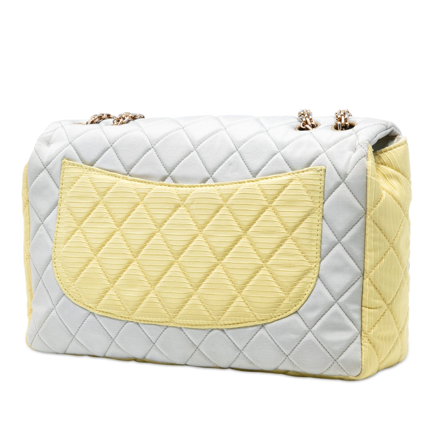 Chanel Tricolor Quilted Grosgrain Satin Reissue 2.55 Single Flap 227