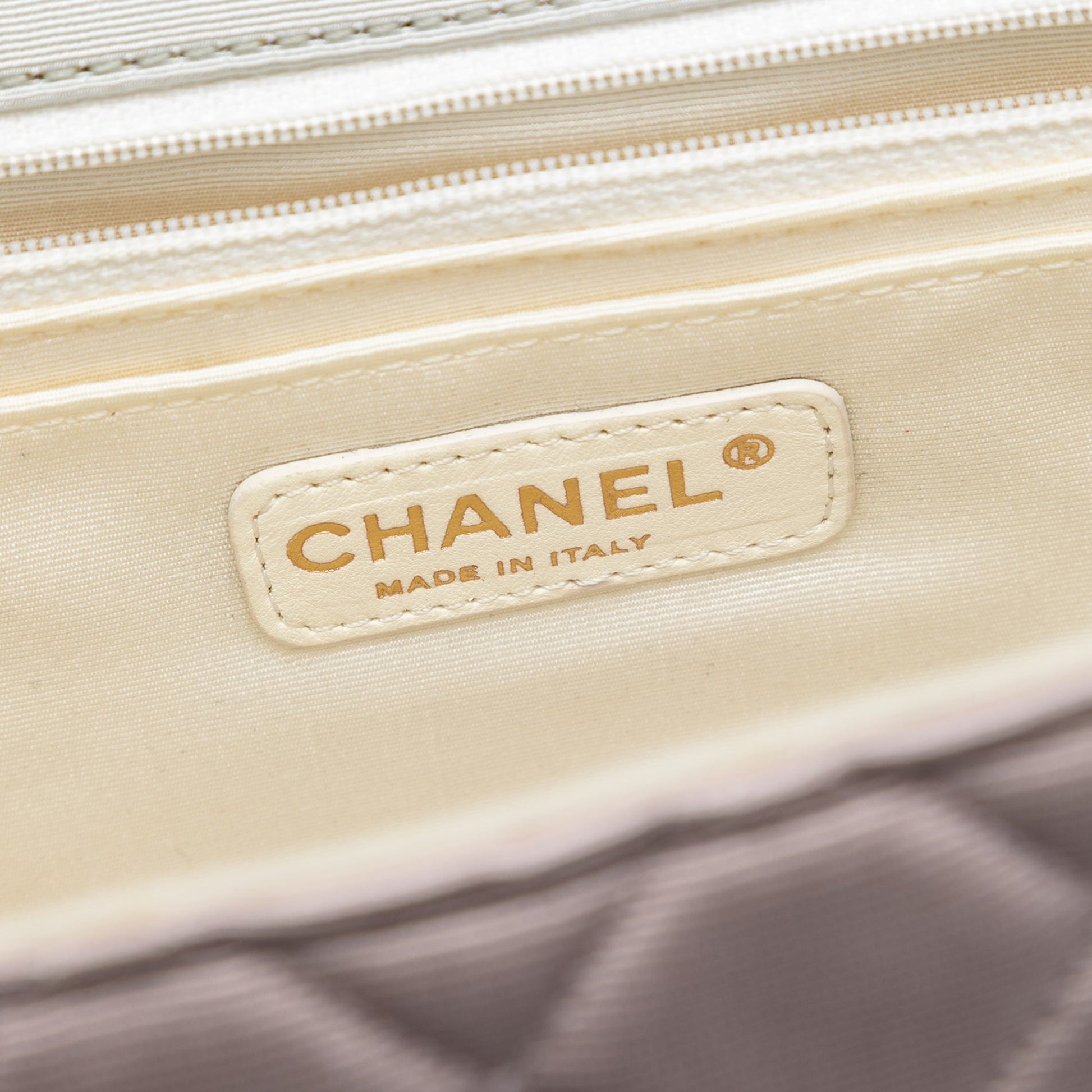 Chanel Tricolor Quilted Grosgrain Satin Reissue 2.55 Single Flap 227