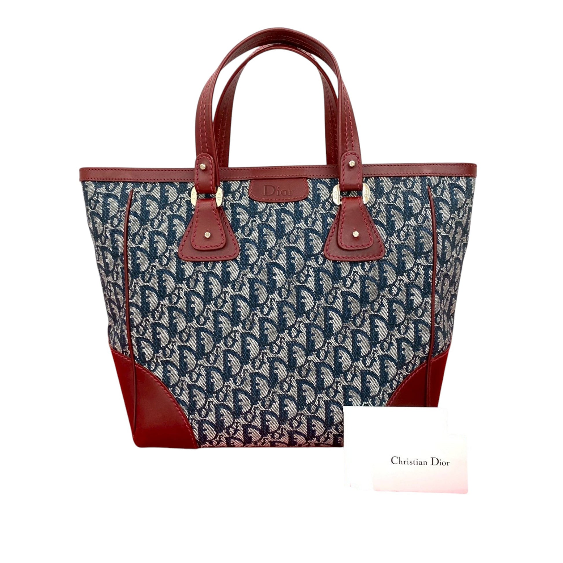 Dior Diorissimo Trotter Canvas Zip Tote