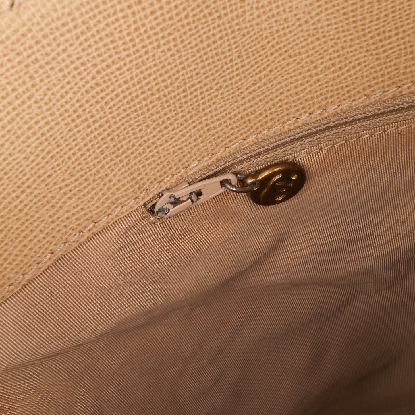 Chanel Grained Calfskin Tortoise Top Handle Tote