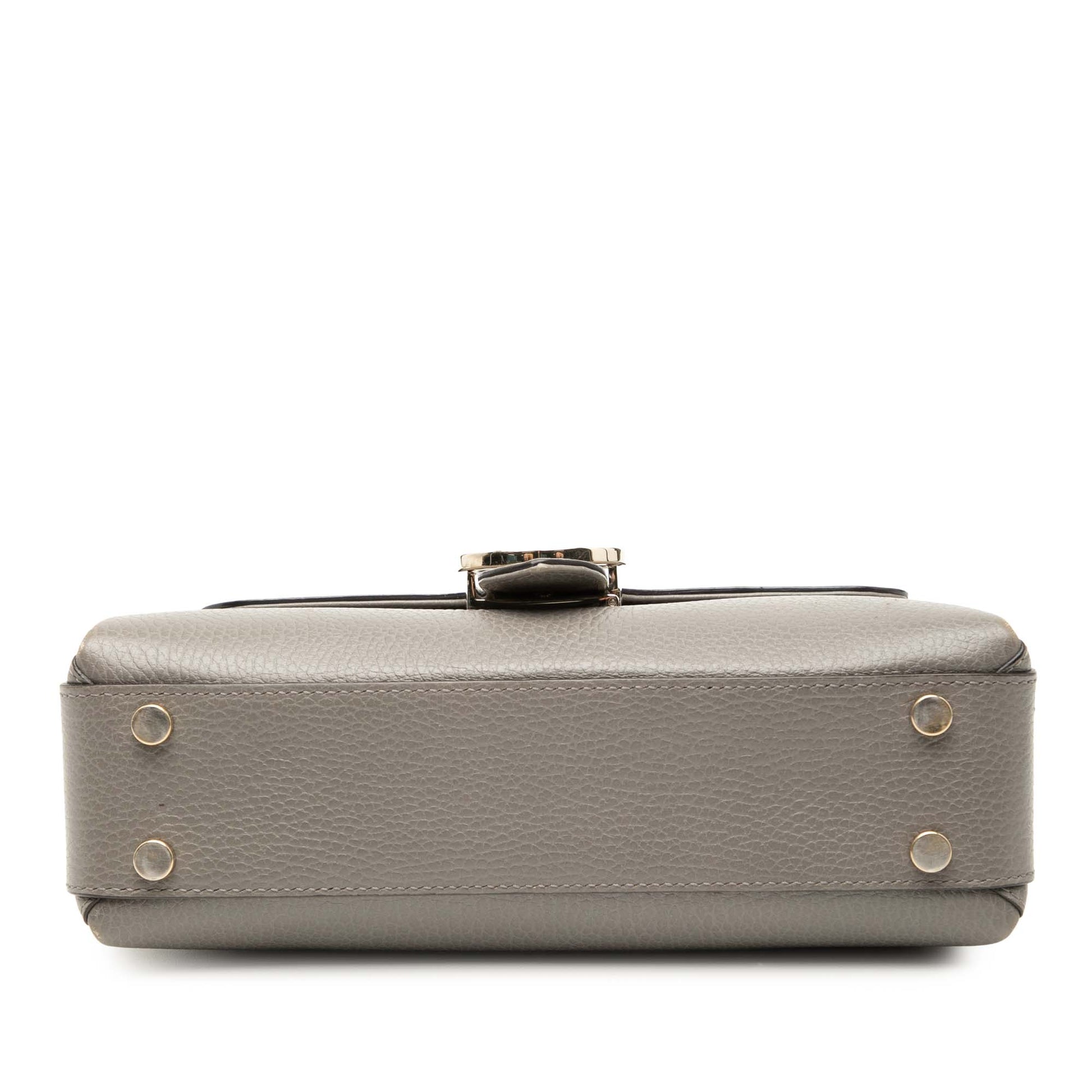 Gucci Small Dollar Calf Interlocking G Satchel