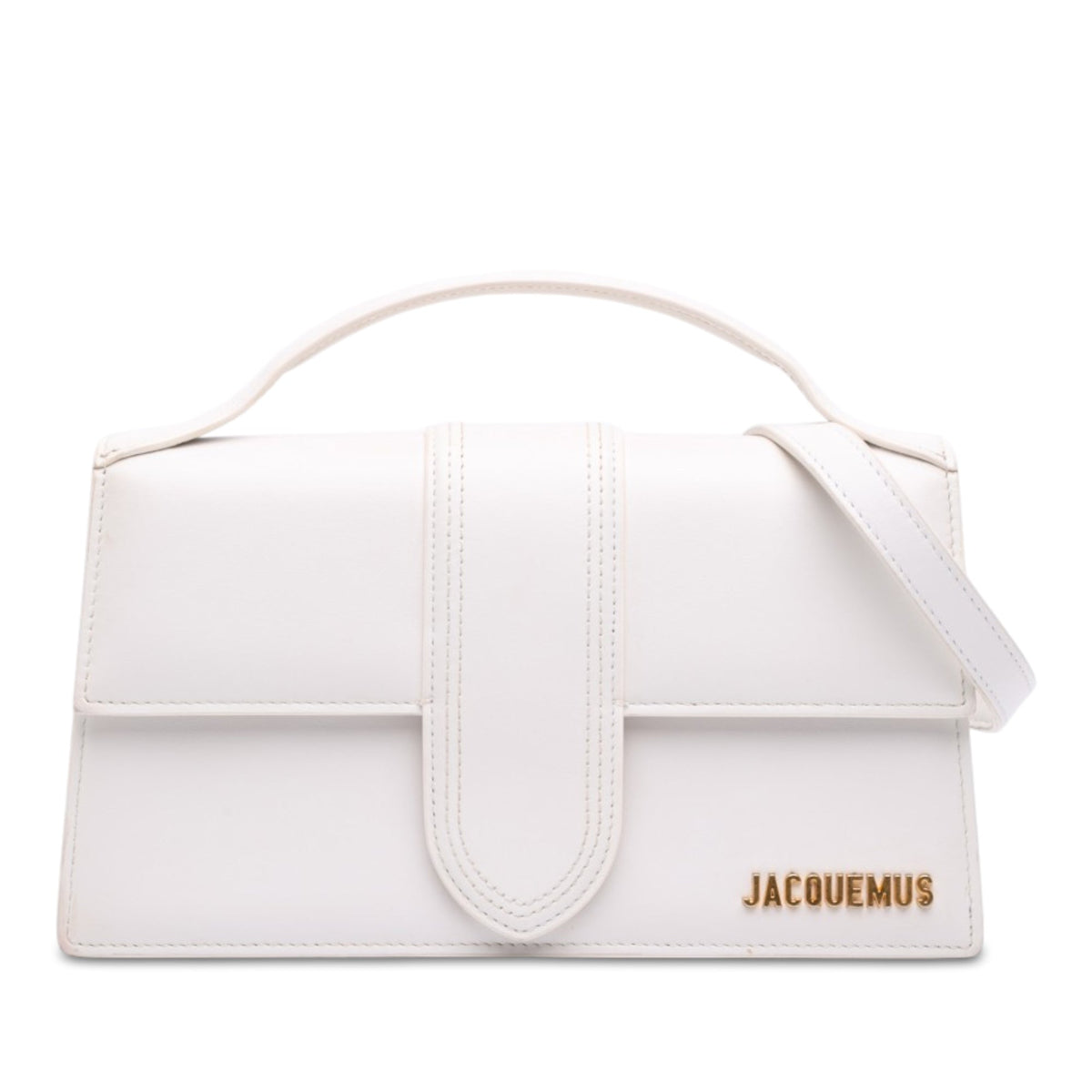 Jacquemus Leather Le Grand Bambino — White