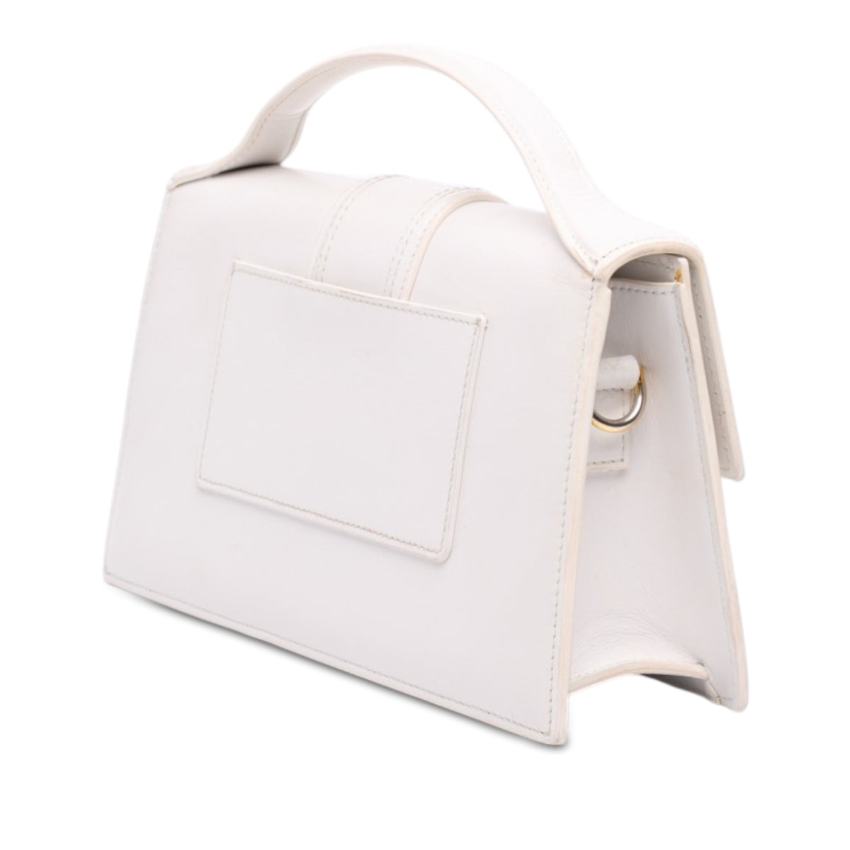 Jacquemus Leather Le Grand Bambino — White