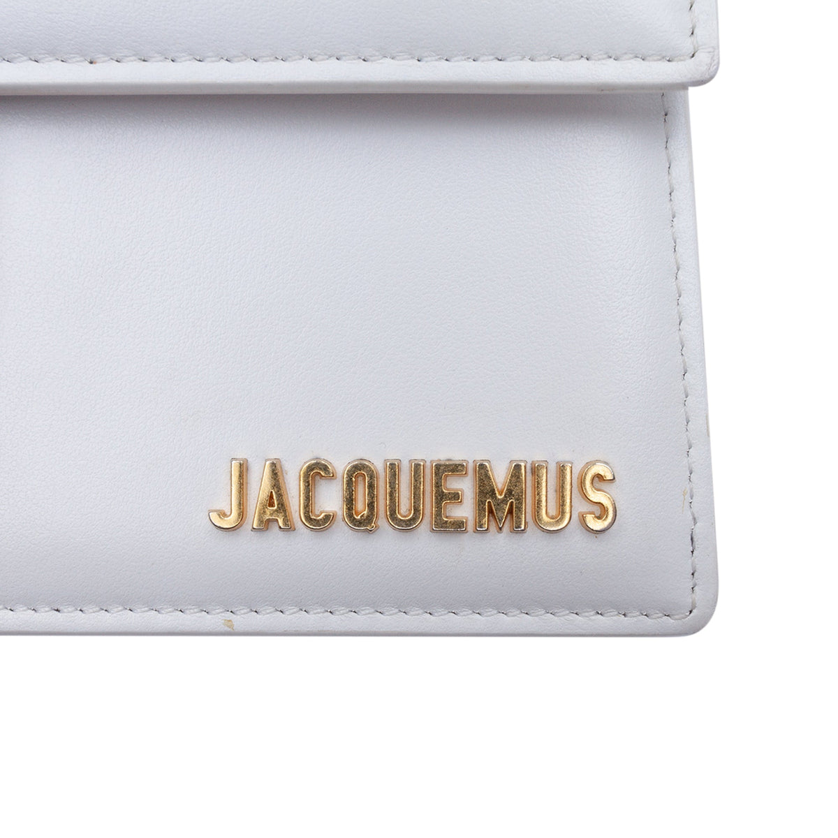 Jacquemus Leather Le Grand Bambino — White