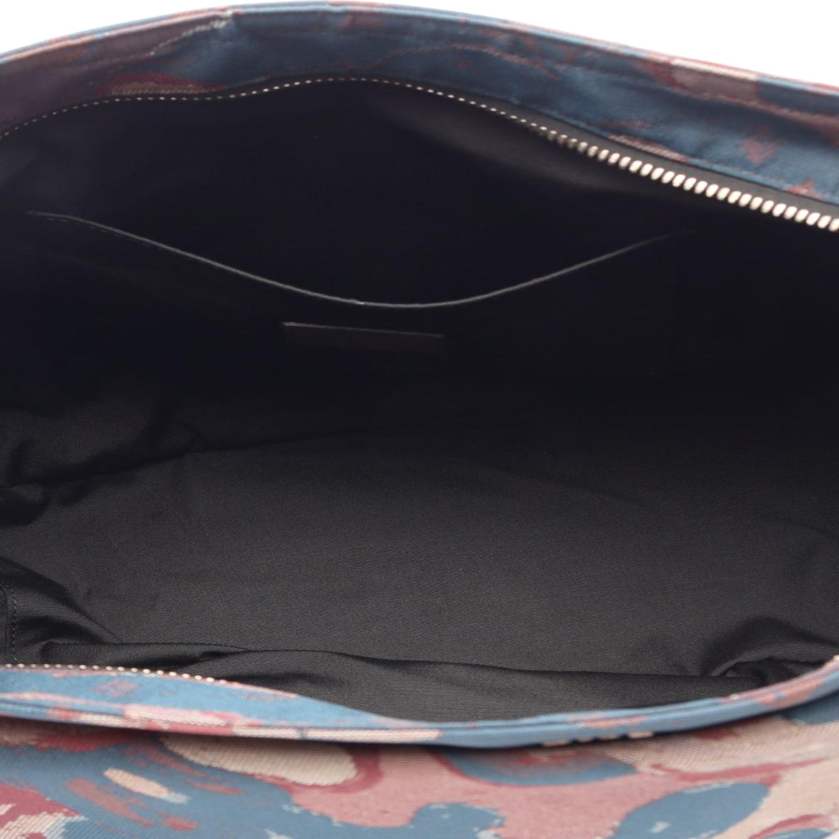 Dior Peter Doig Denim Camouflage Soft Saddle Bag