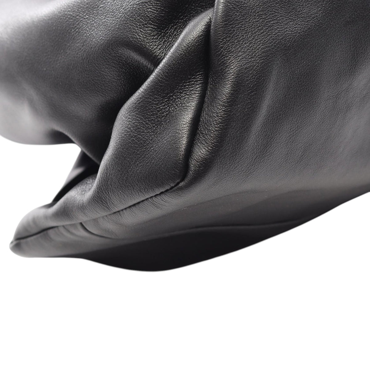 Bottega Veneta Lambskin The Shoulder Pouch — Black