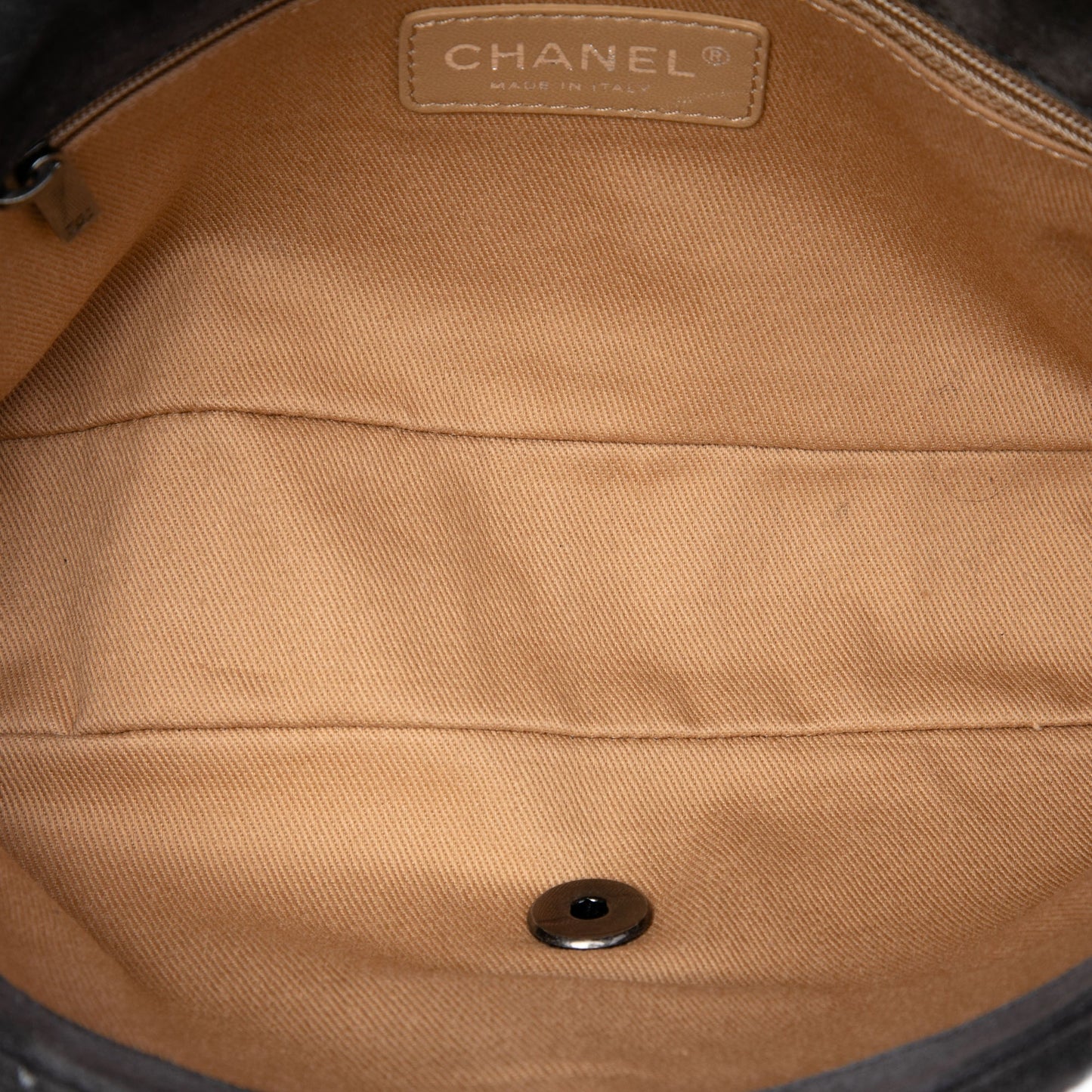 Chanel Paris Edinburgh Medium Stitched Suede Saltire Single Flap