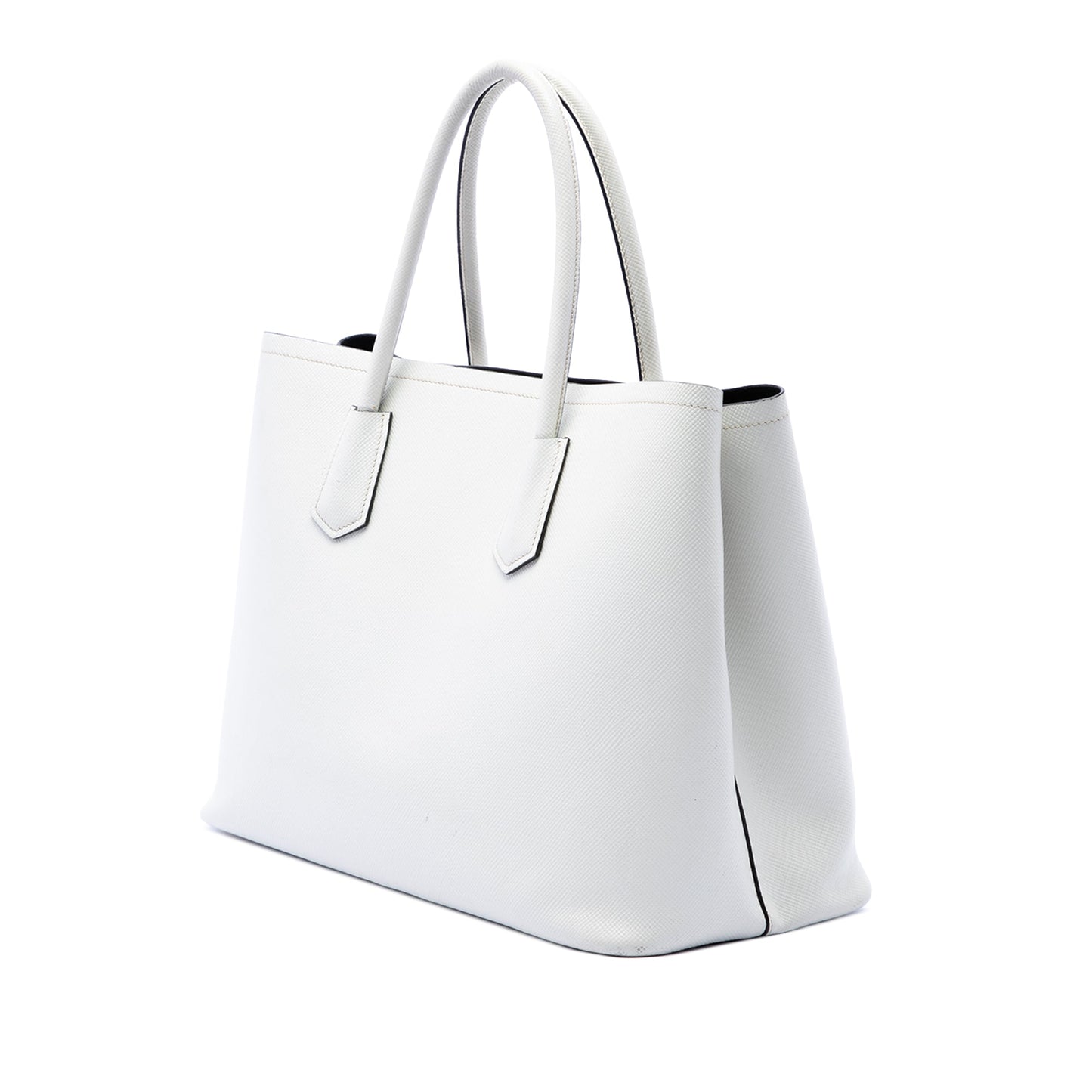 Prada Medium Saffiano Cuir Double Satchel