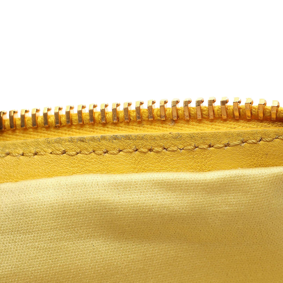 Miu Miu Mini Matelasse Double Zip Crossbody — Yellow