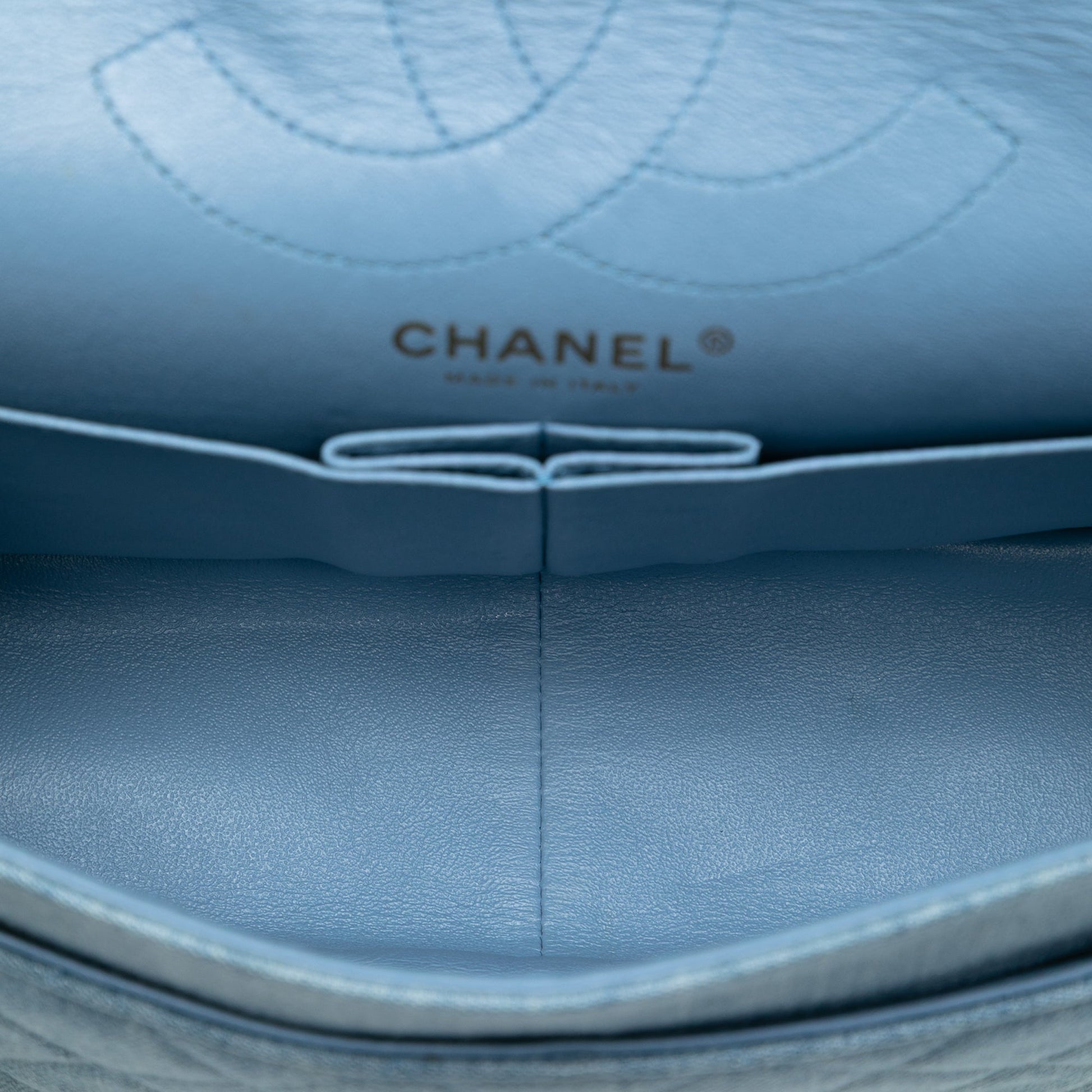 Chanel Quilted Denim Reissue 2.55 Double Flap 226