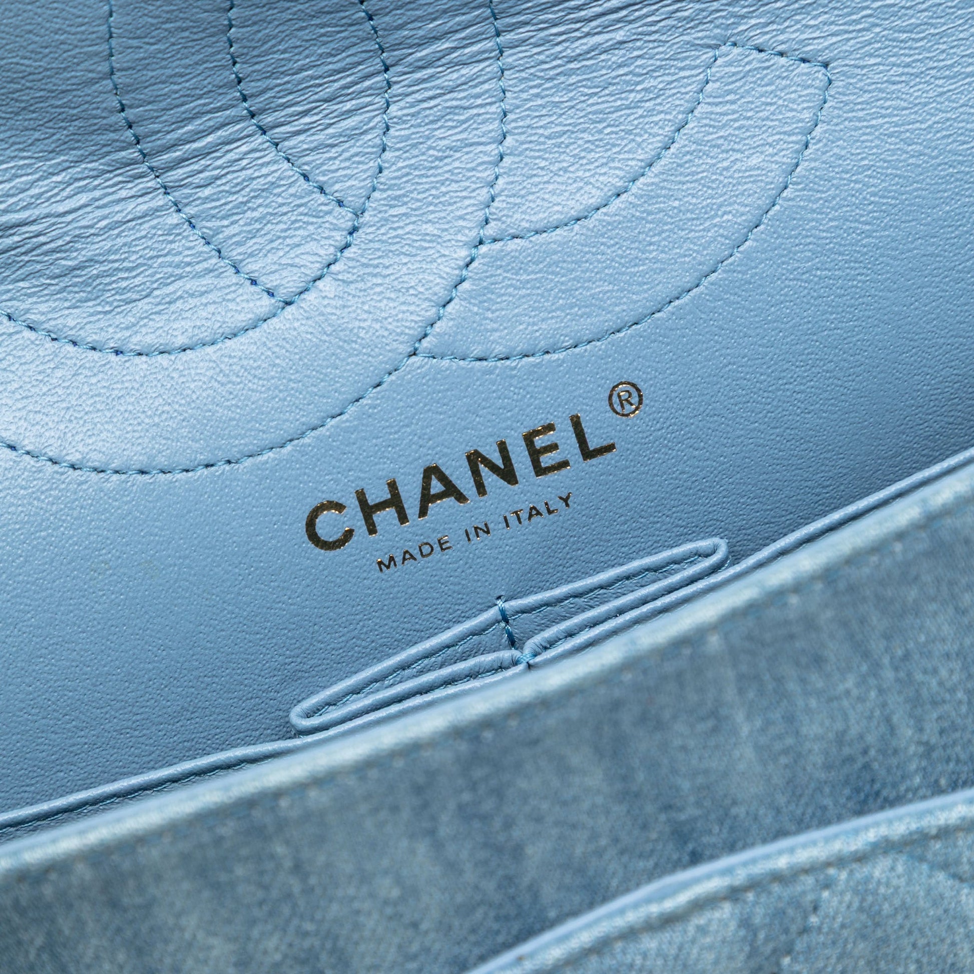 Chanel Quilted Denim Reissue 2.55 Double Flap 226