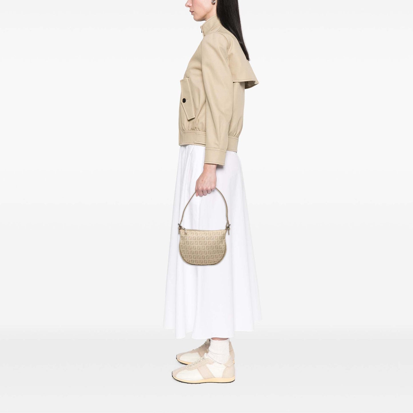 Fendi Zucchino Canvas Hobo