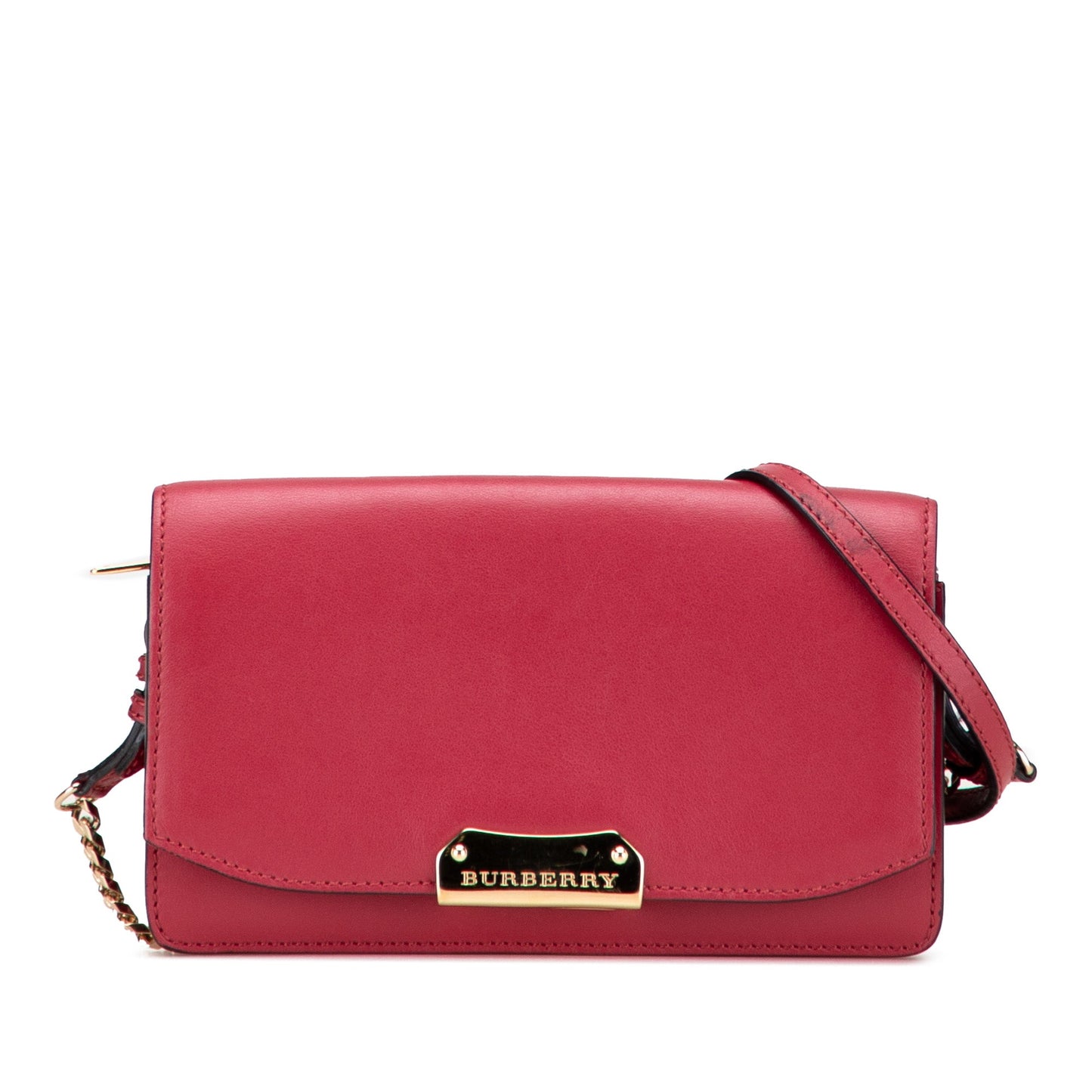 Burberry Leather Madison Wallet On Chain