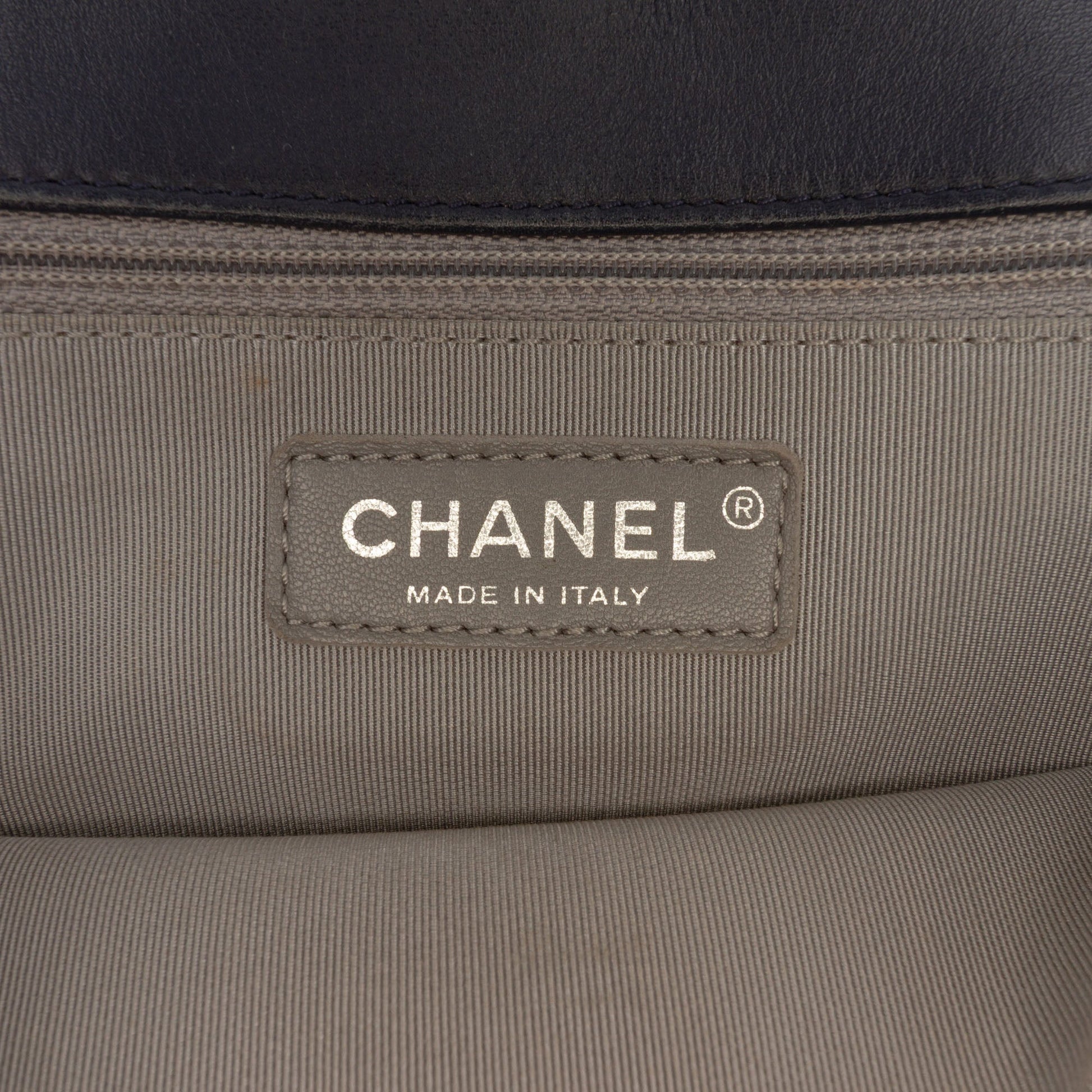 Chanel Medium Chevron Lambskin Boy Flap