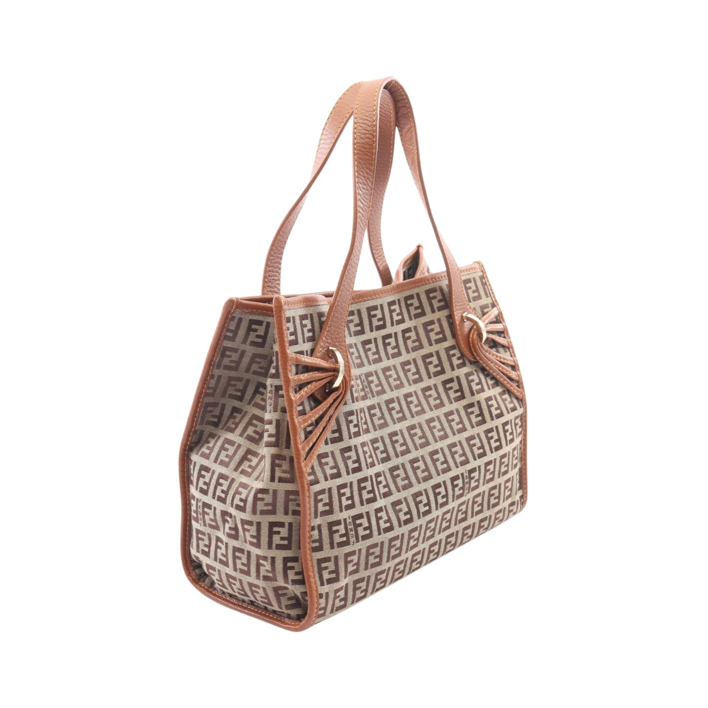 Fendi Zucchino Canvas Handbag