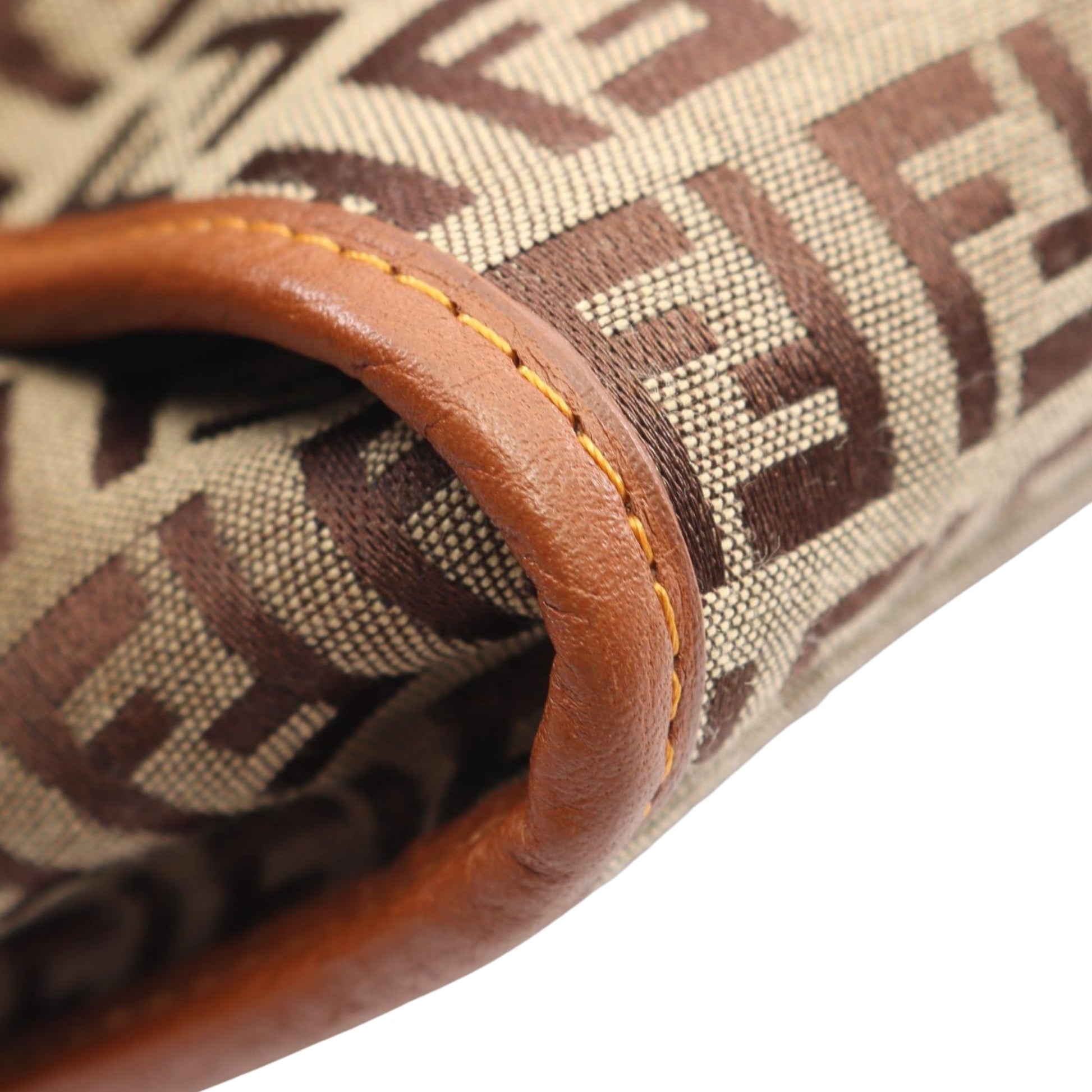 Fendi Zucchino Canvas Handbag