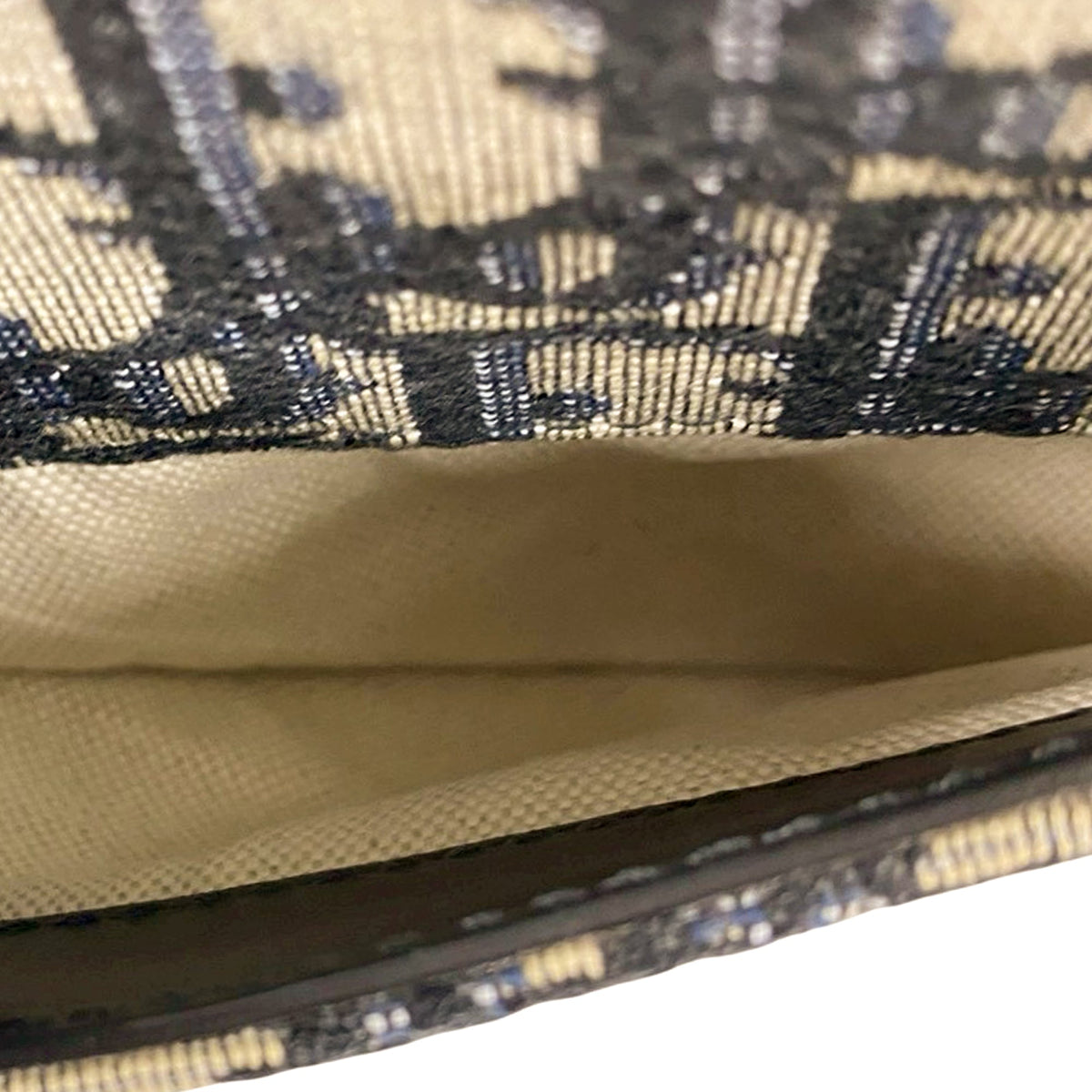 Dior Mini Oblique Canvas Saddle Bag