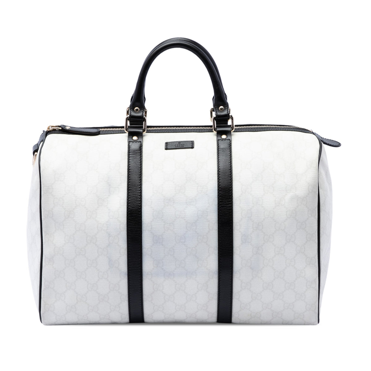 Gucci Medium GG Supreme Joy Boston Bag — White