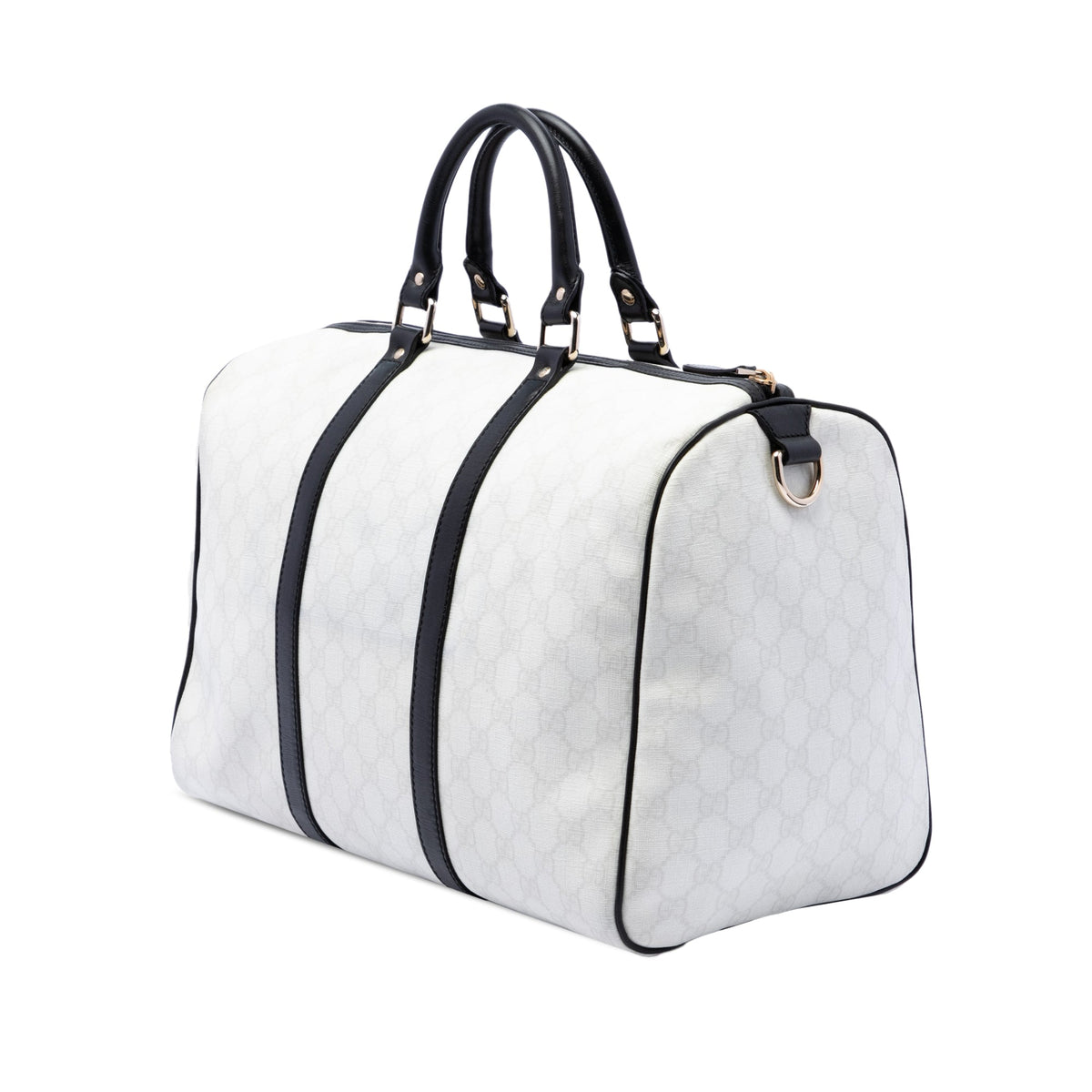 Gucci Medium GG Supreme Joy Boston Bag — White