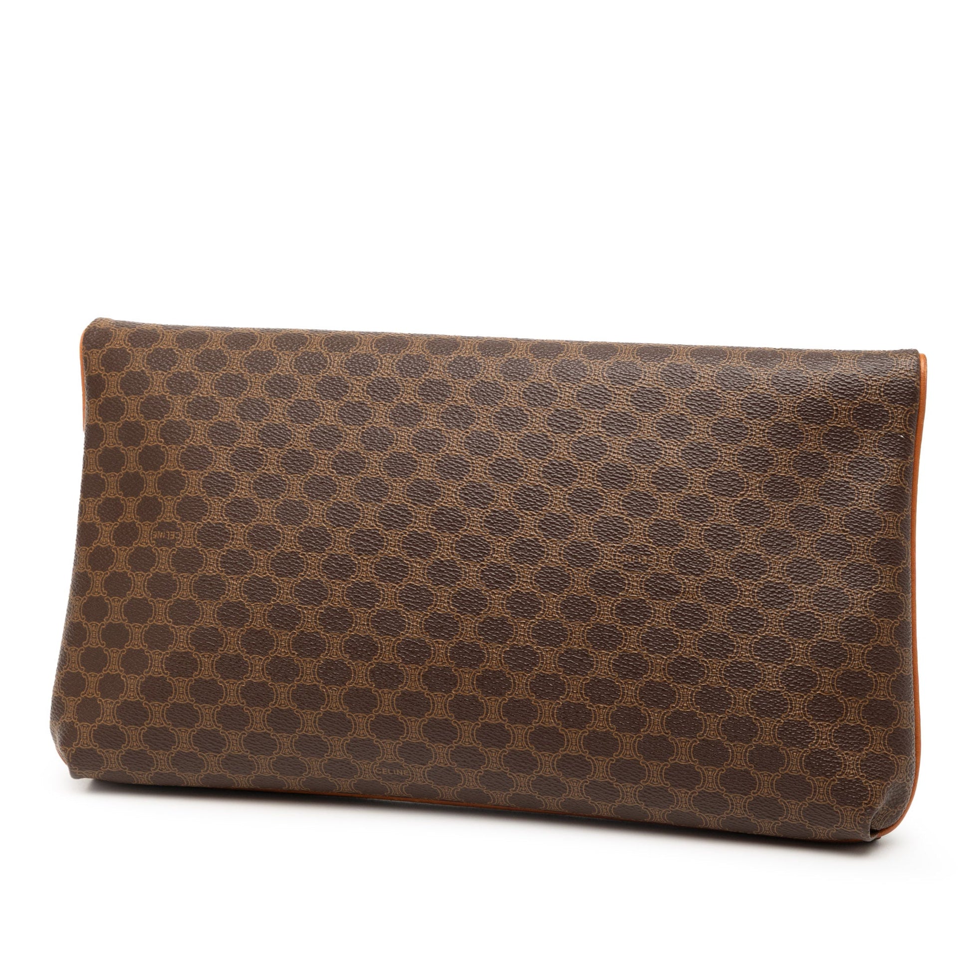 Celine Macadam Coated Canvas Clutch
