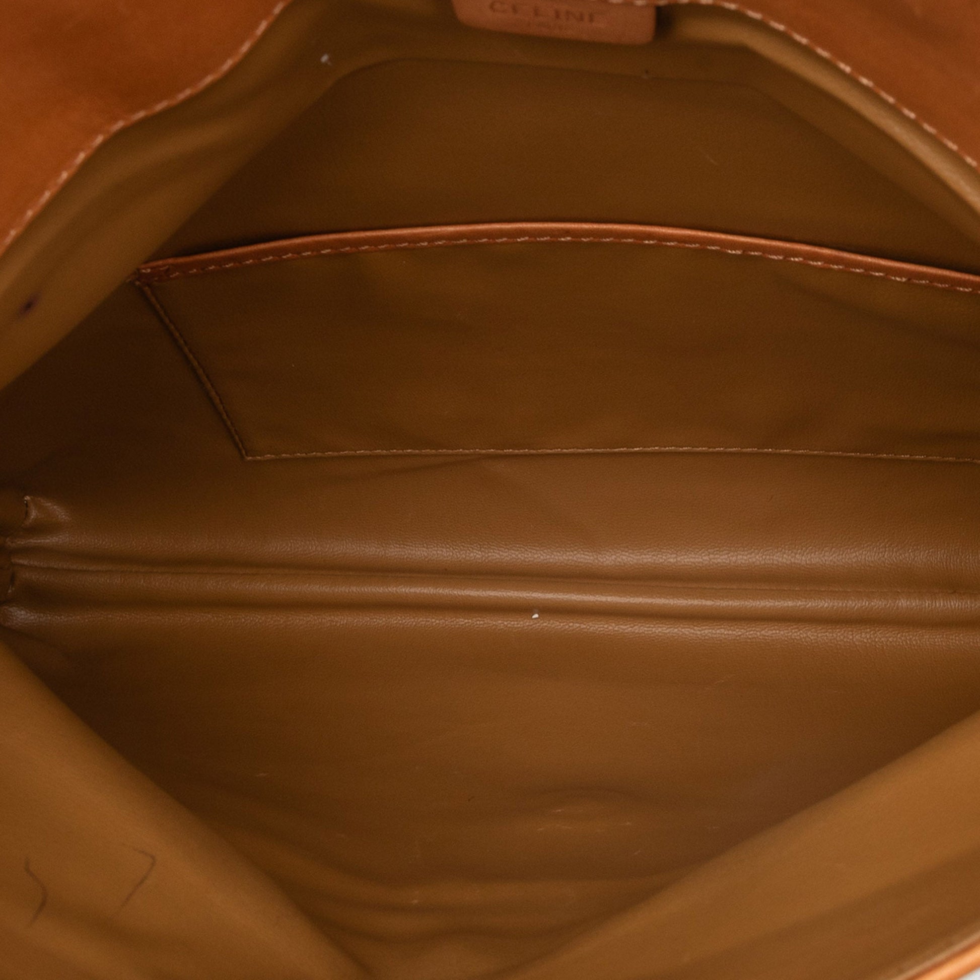 Celine Macadam Coated Canvas Clutch