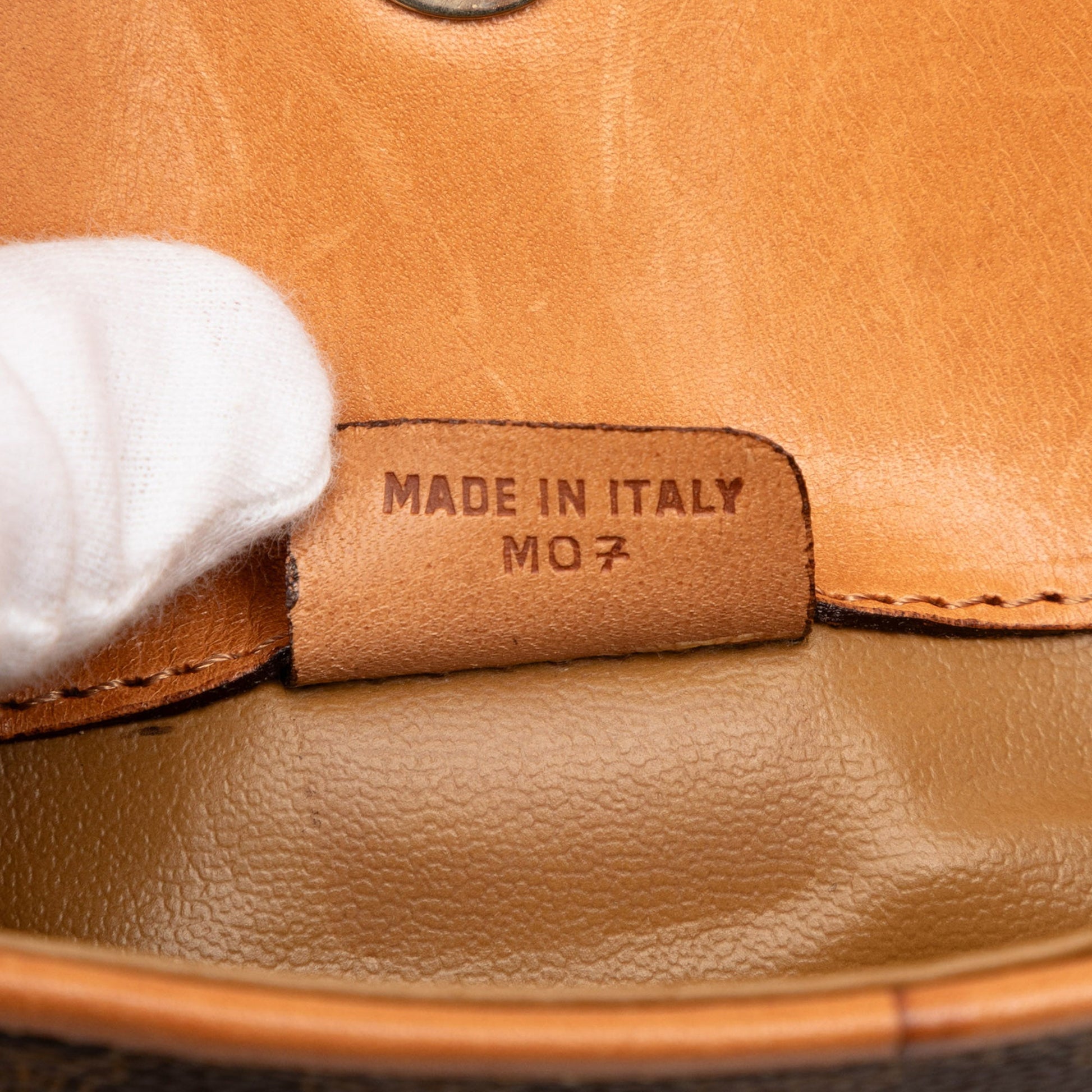 Celine Macadam Coated Canvas Clutch